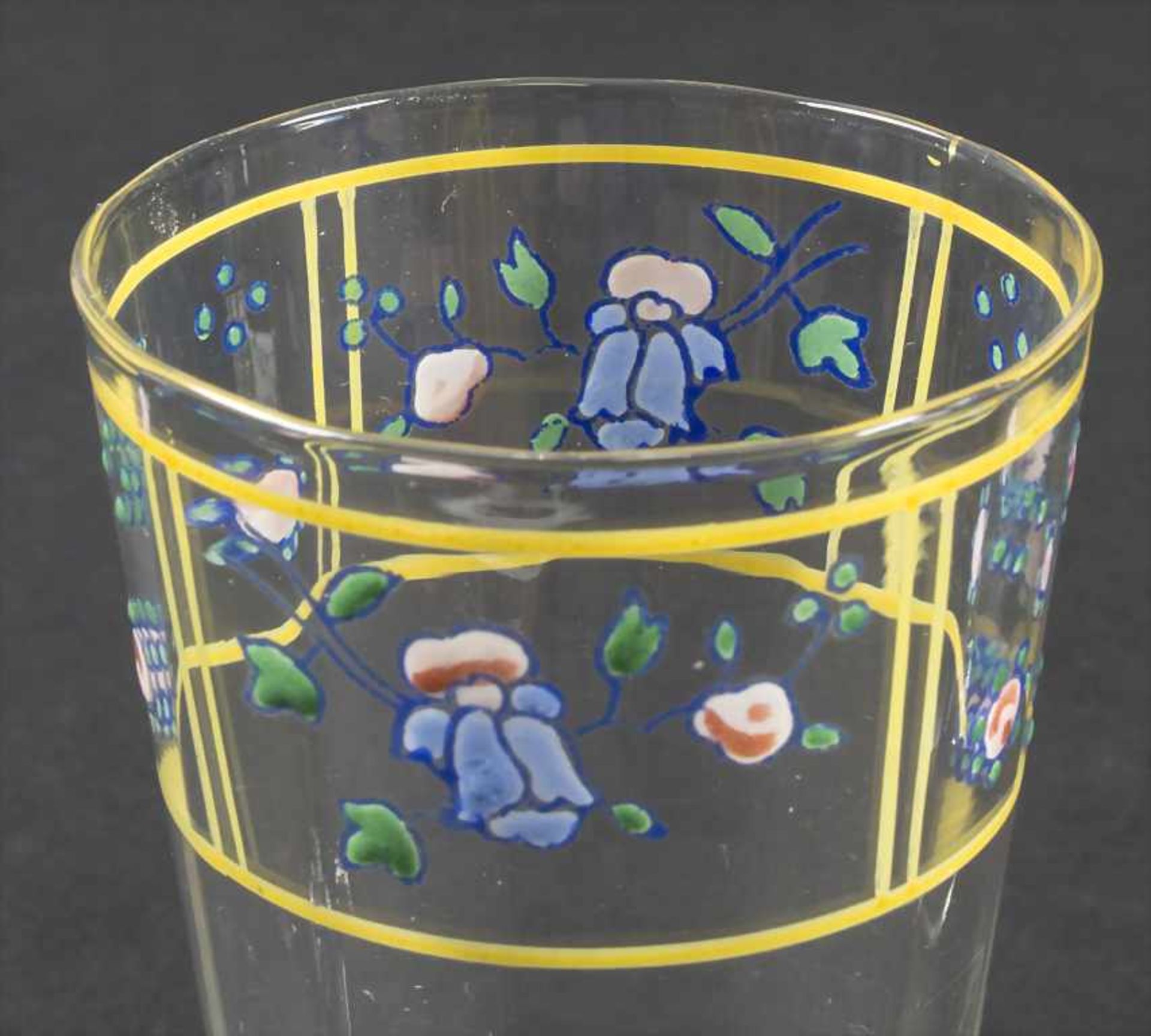 2 Fachschulgläser / 2 glasses, deutsch, um 1900 - Image 3 of 3