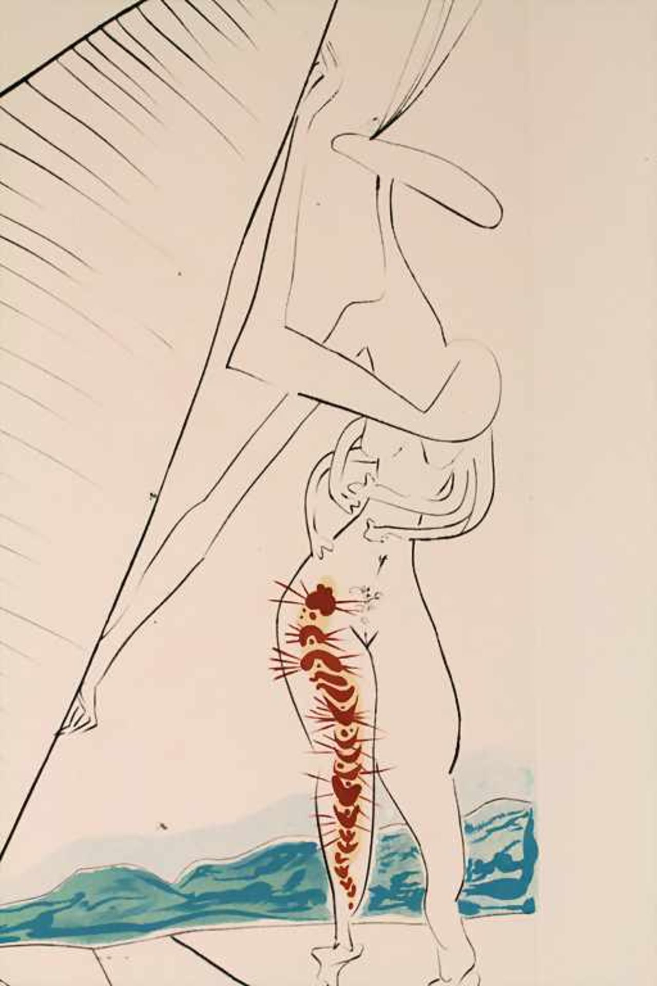 Salvador Dali (1904-1989), 'Philosophe écrasé par le cosmos' - Bild 5 aus 5