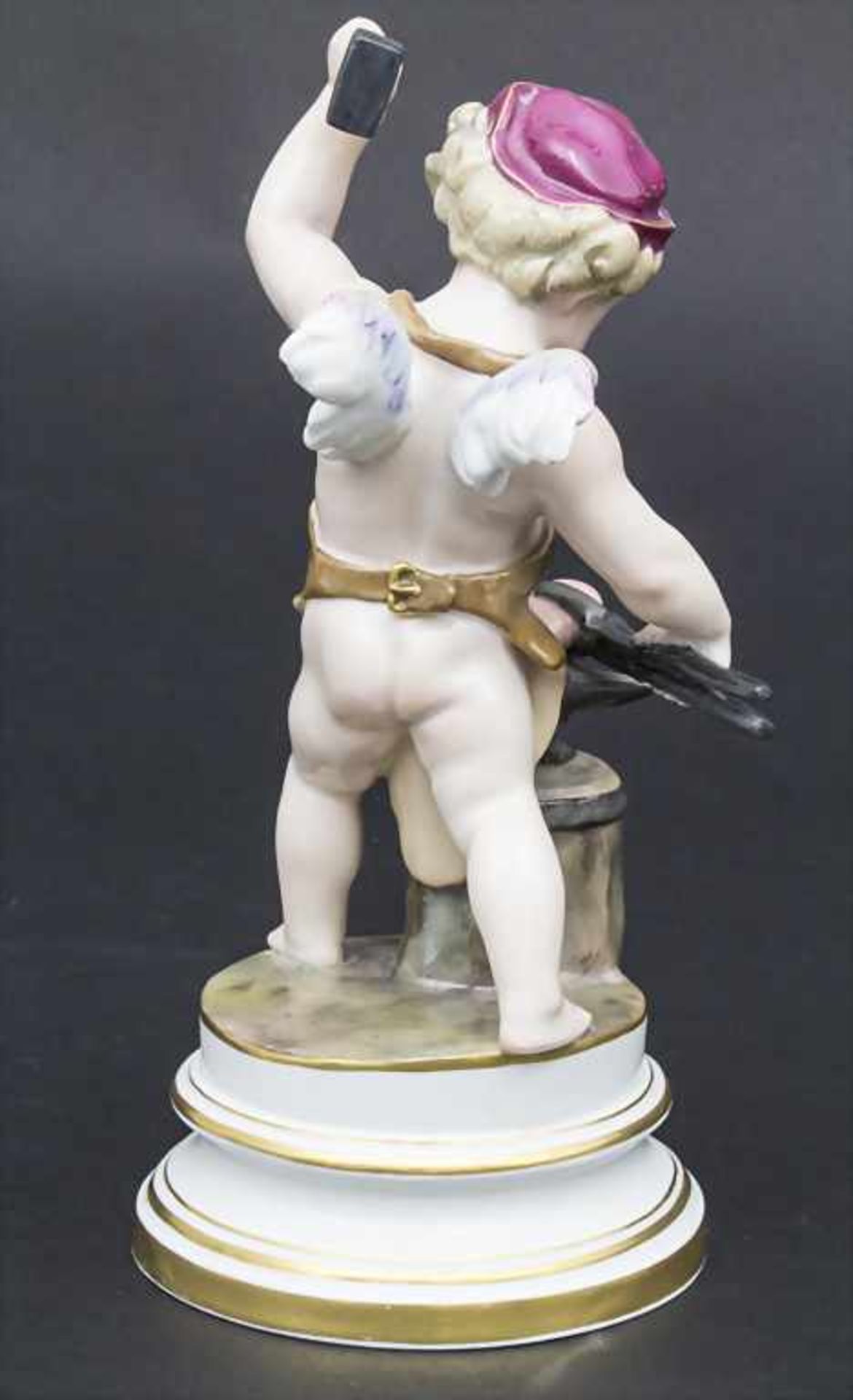 Amor mit Amboss / A cupid as smith, Heinrich Schwabe, Meissen, 1918-1933 - Bild 3 aus 8