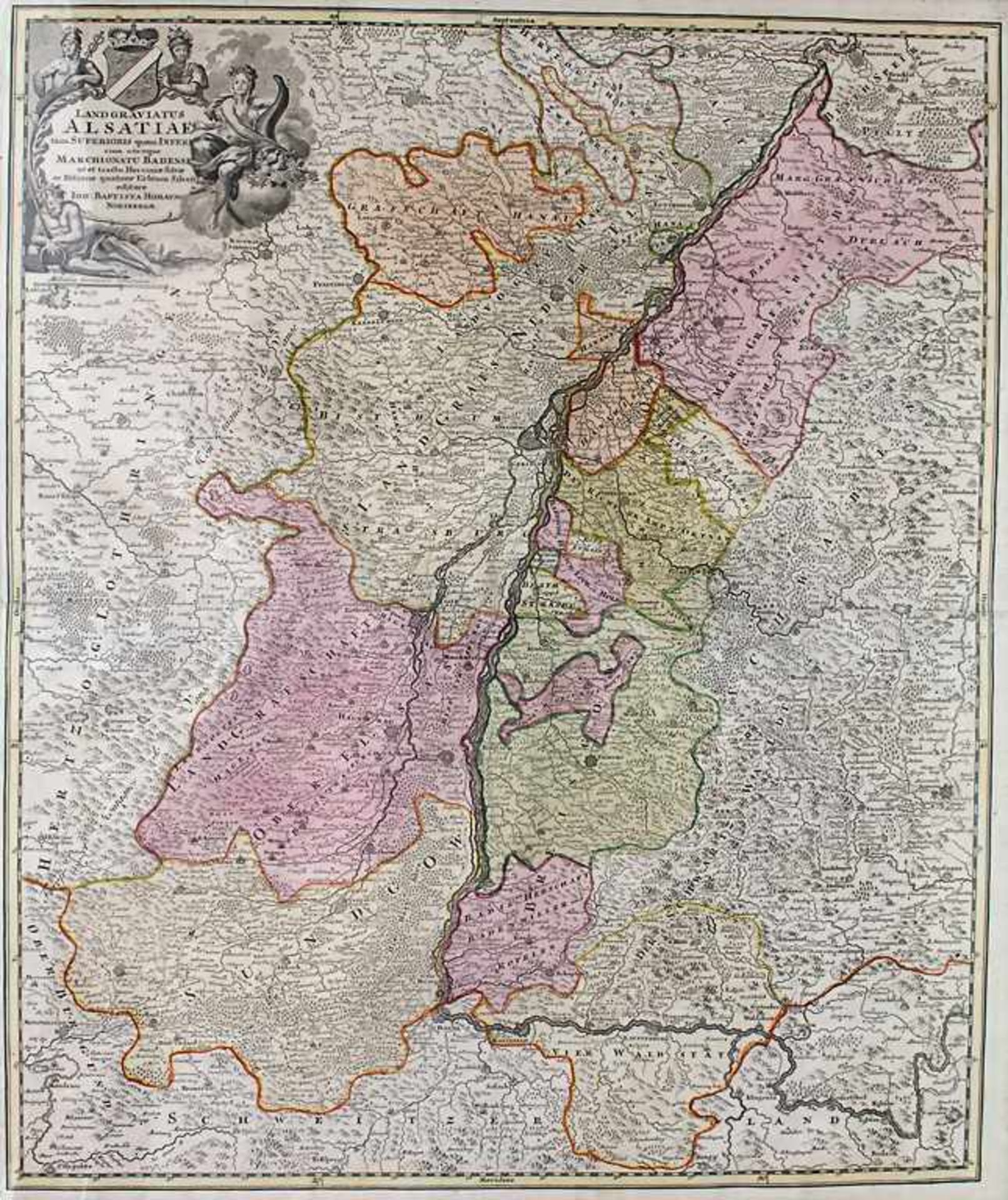 Konvolut Historische Landkarten/Stadtansichten / A collection of historic maps - Image 3 of 7