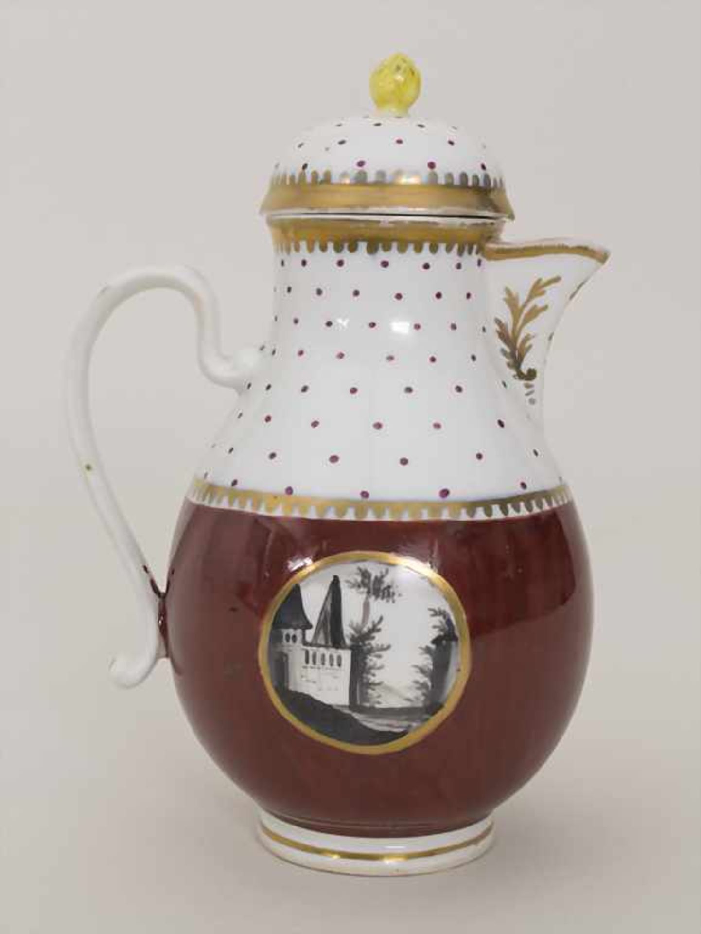 Barock Kaffeekanne / A Baroque coffee pot, Wien, 18. Jh. - Bild 3 aus 9