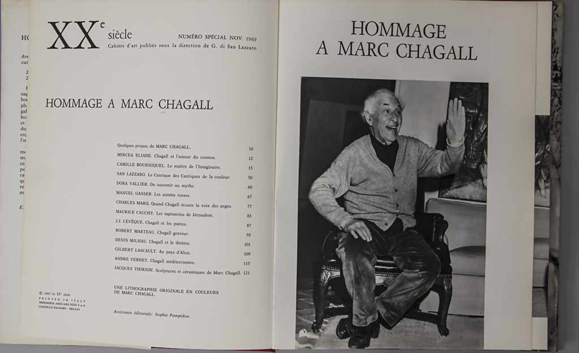 Hommage à Marc Chagall-Numéro special de XX siecle - Image 2 of 3