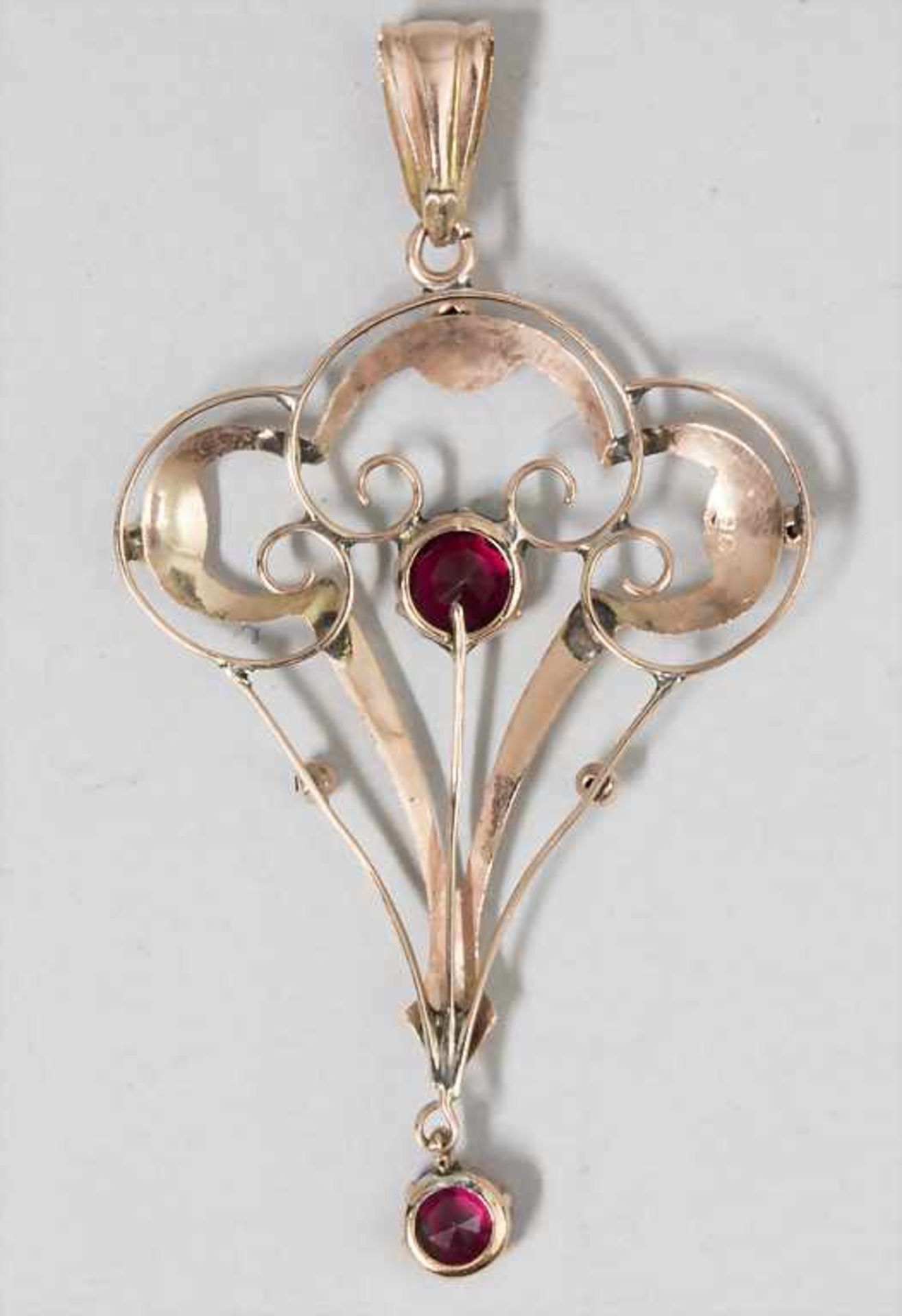 Jugendstil Anhänger / An Art Nouveau pendant, England, um 1900 - Bild 2 aus 2