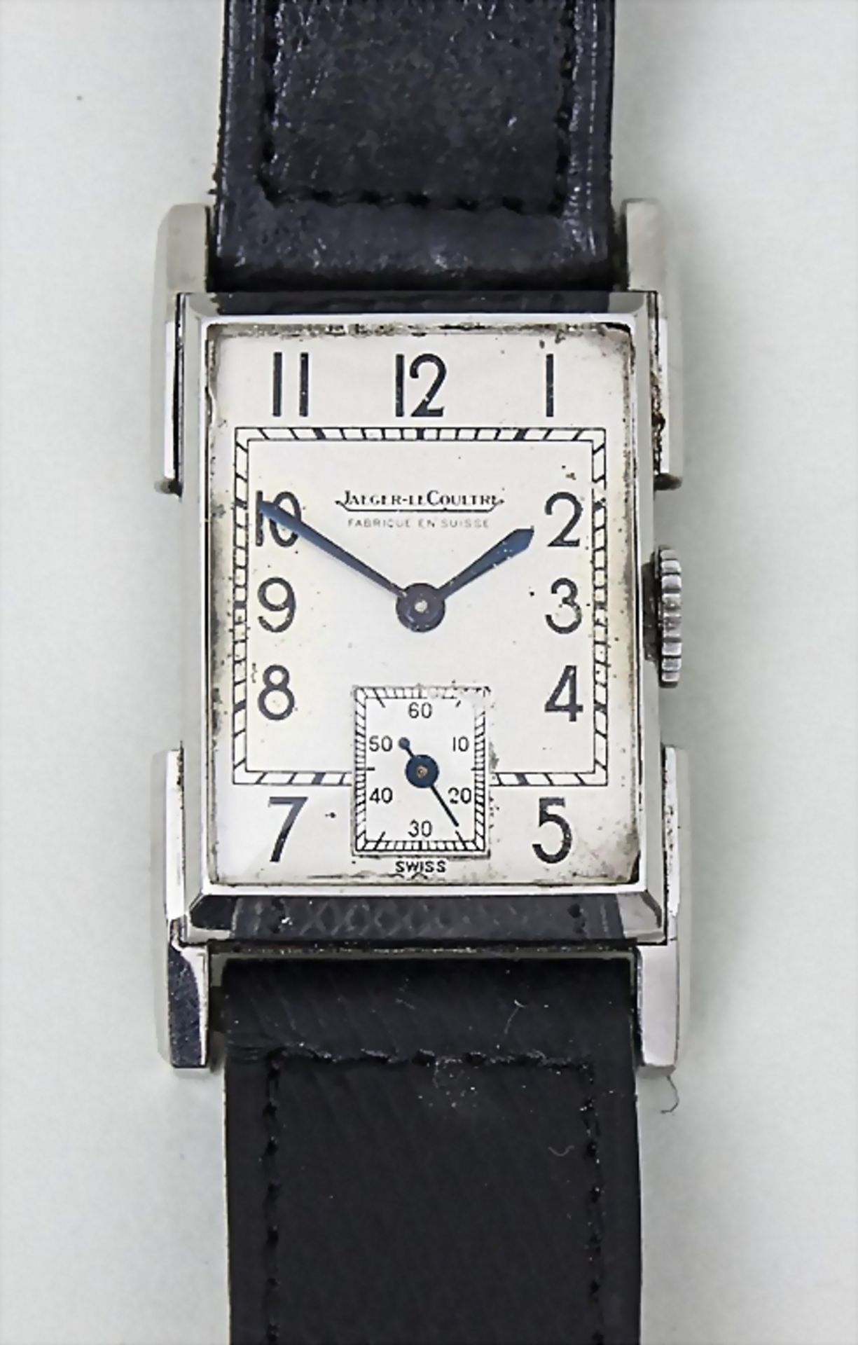 Art Deco HAU / Wristwatch, Jaeger Le Coultre, Schweiz um 1935