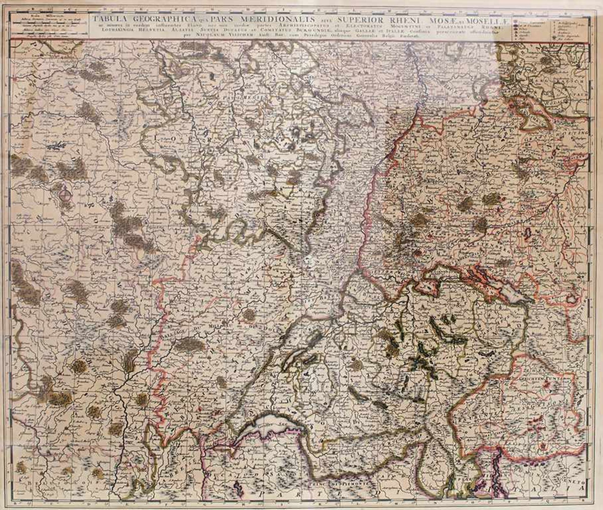 Konvolut Historische Landkarten/Stadtansichten / A collection of historic maps - Image 7 of 7