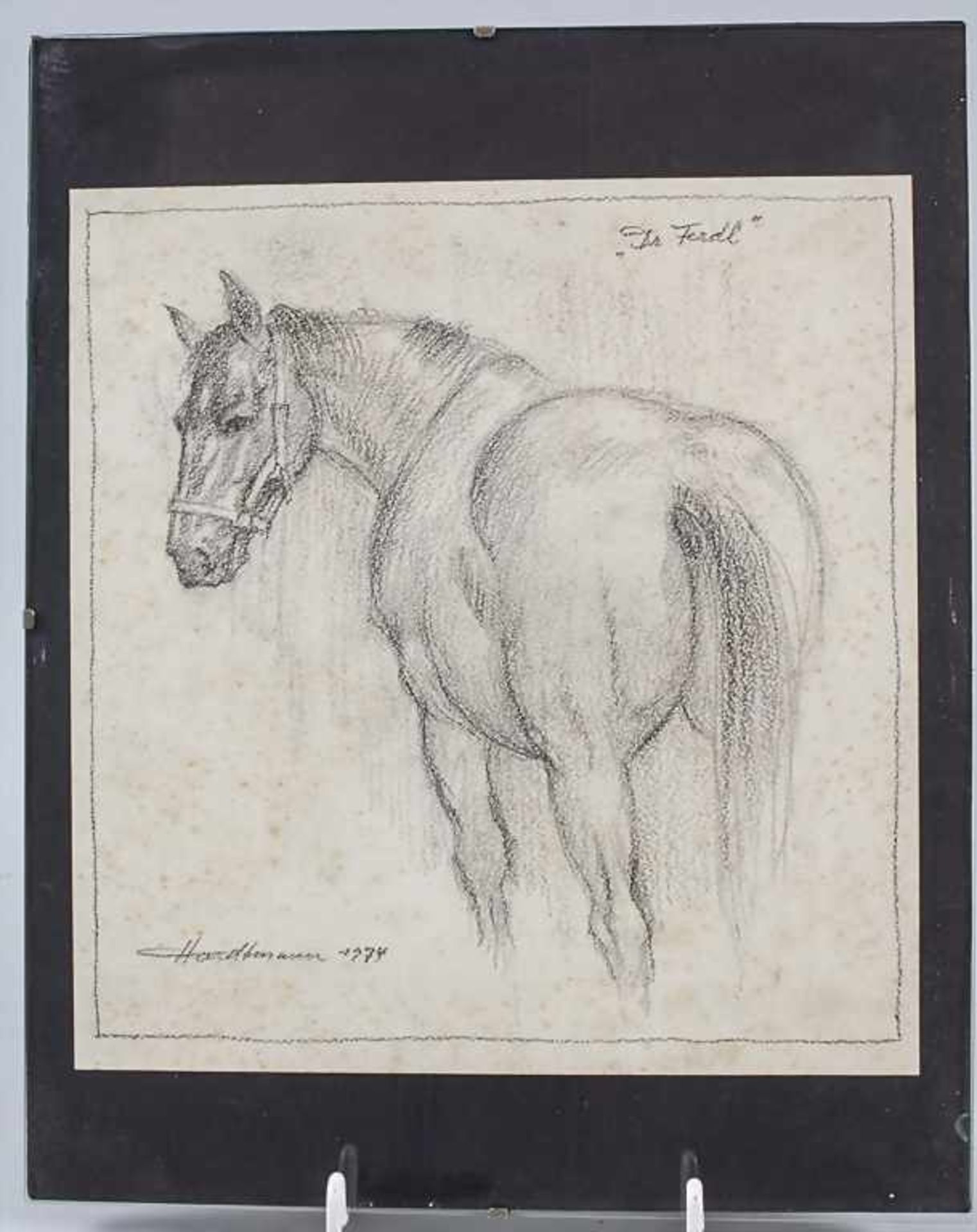 Johann Joseph Hartmann (1753-1830), Pferdeporträt 'Der Ferdl' / A horse portrait 'Ferdl'