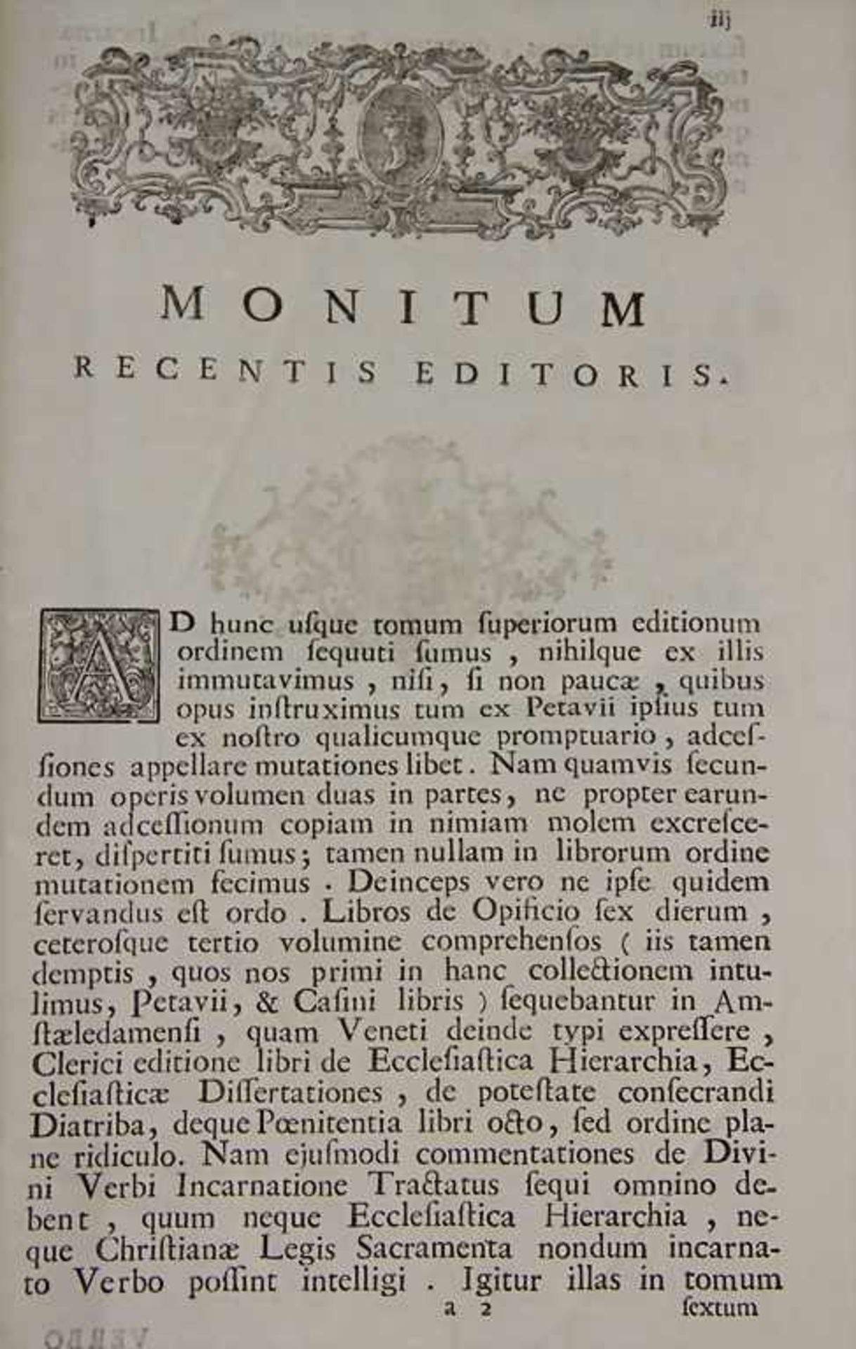Dionysii Petavii: Aurelianensis e societate Jesu, Venetii, 1757 - Image 3 of 4