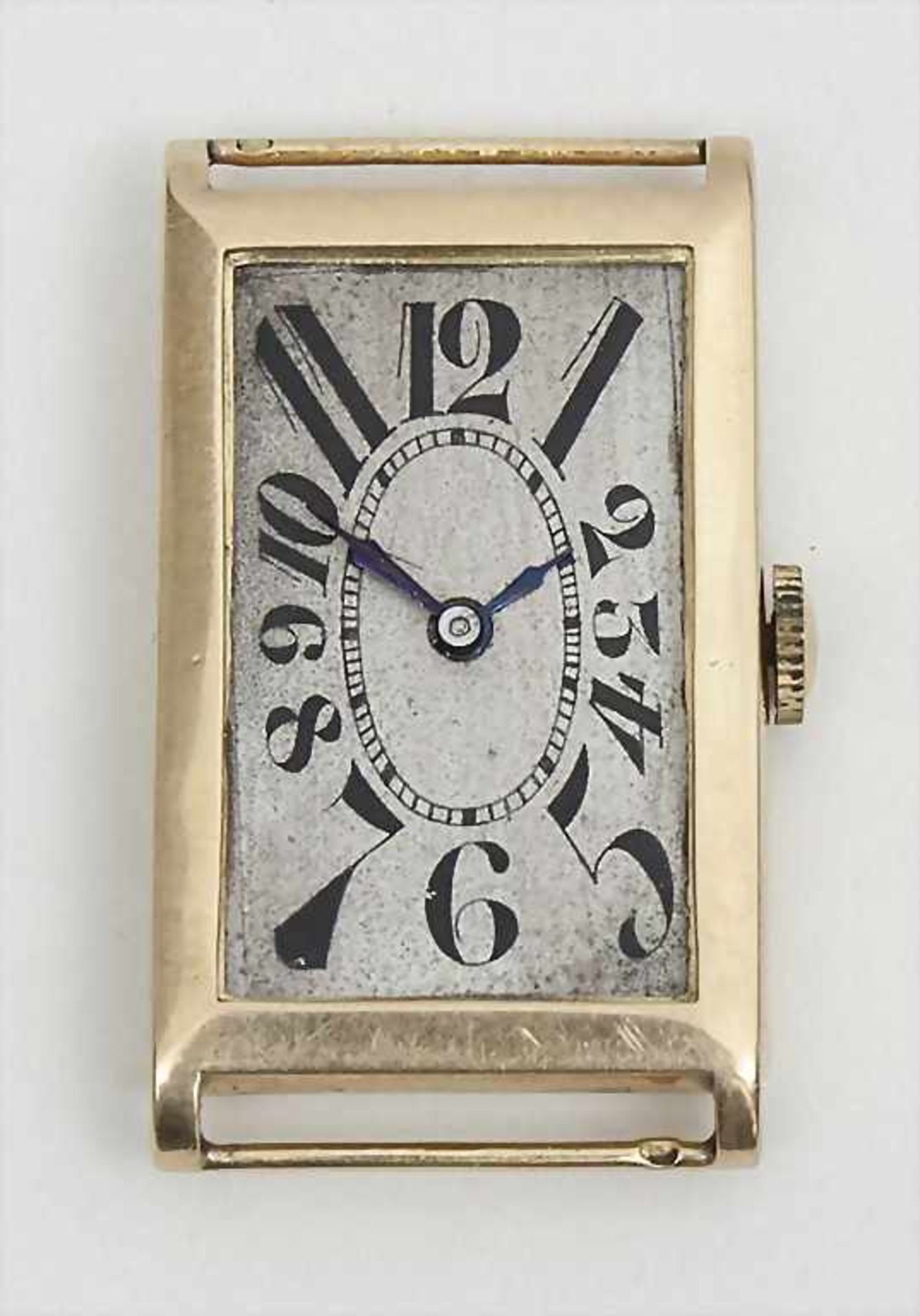 Art Decó Herrenarmbanduhr, Wrist Watch, Swiss, ca. 1925
