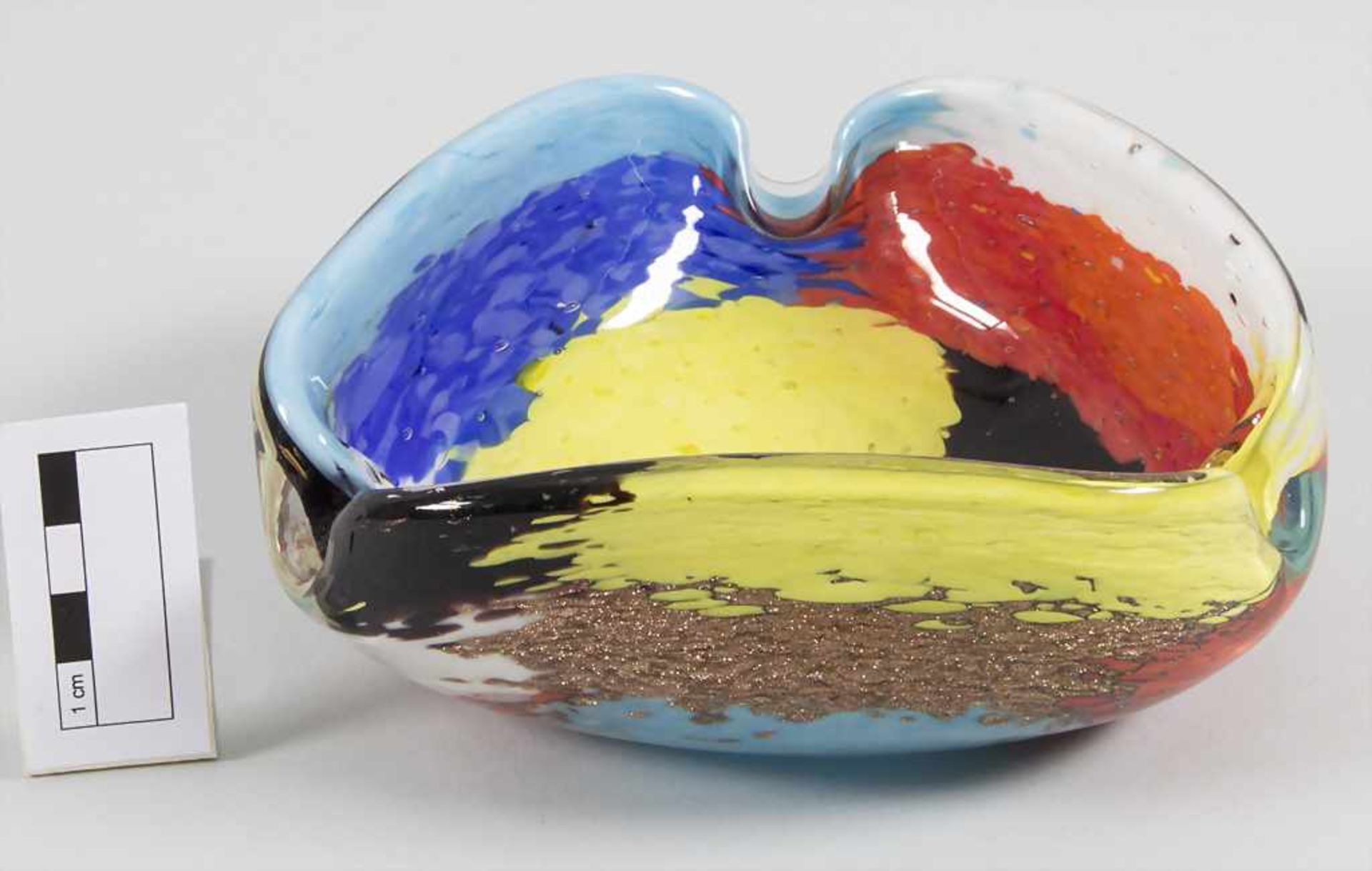 Glaszierschale 'Oriente' / A decorative bowl 'Oriente', Aureliano Toso, Entw. Dino Martens, - Bild 2 aus 4