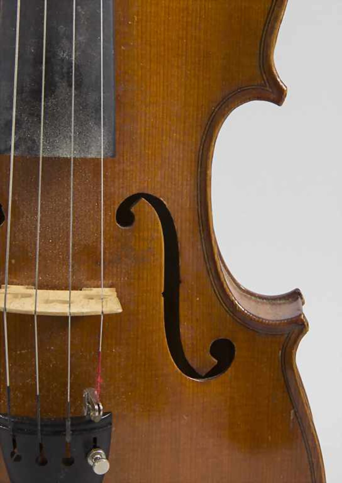 Violine / A violin, Modell 'Stradivari', deutsch, um 1900 - Bild 4 aus 5