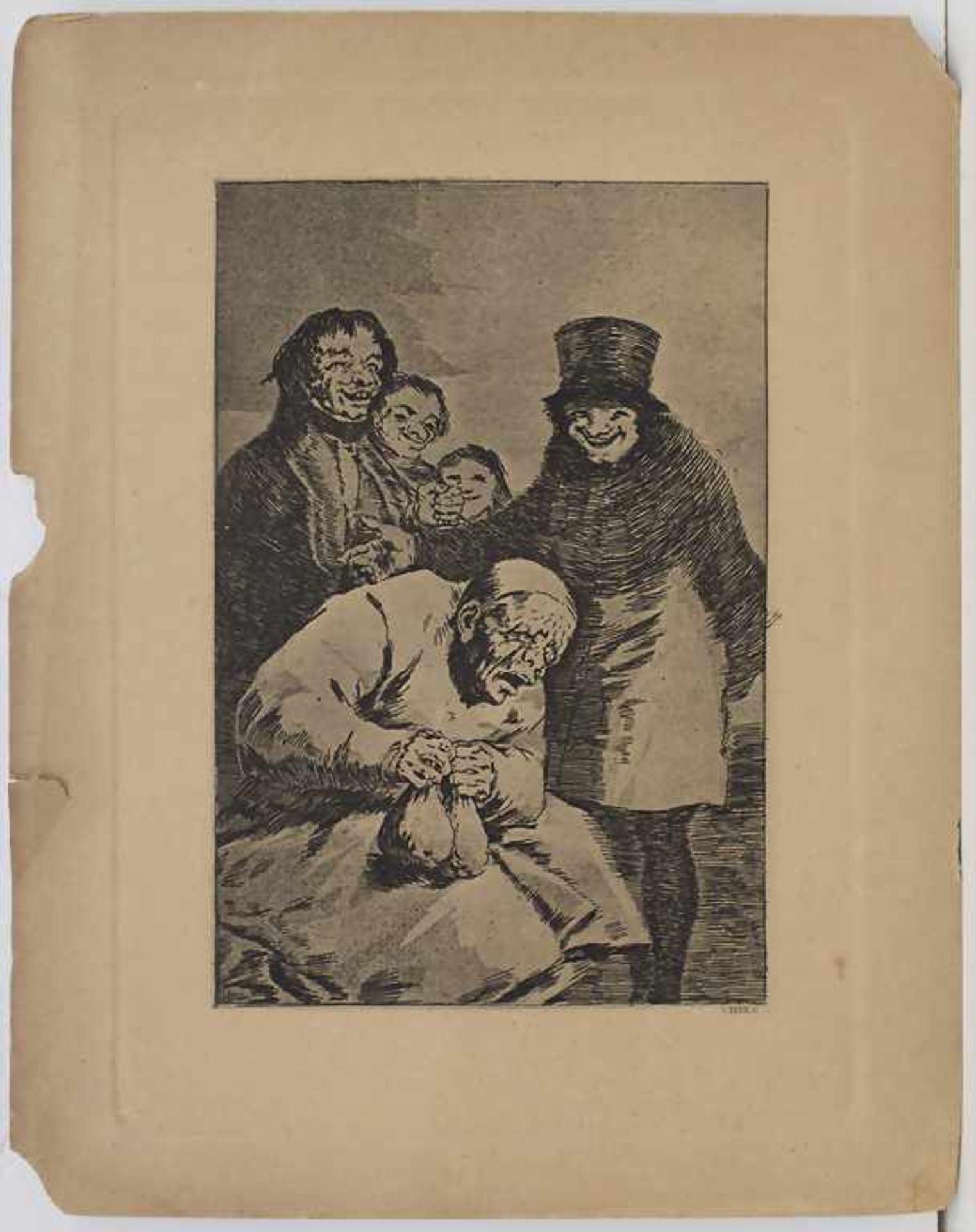 Francisco de Goya (1746-1828), 'Los Capricho: Esconderlos à Por que?' - Image 2 of 6