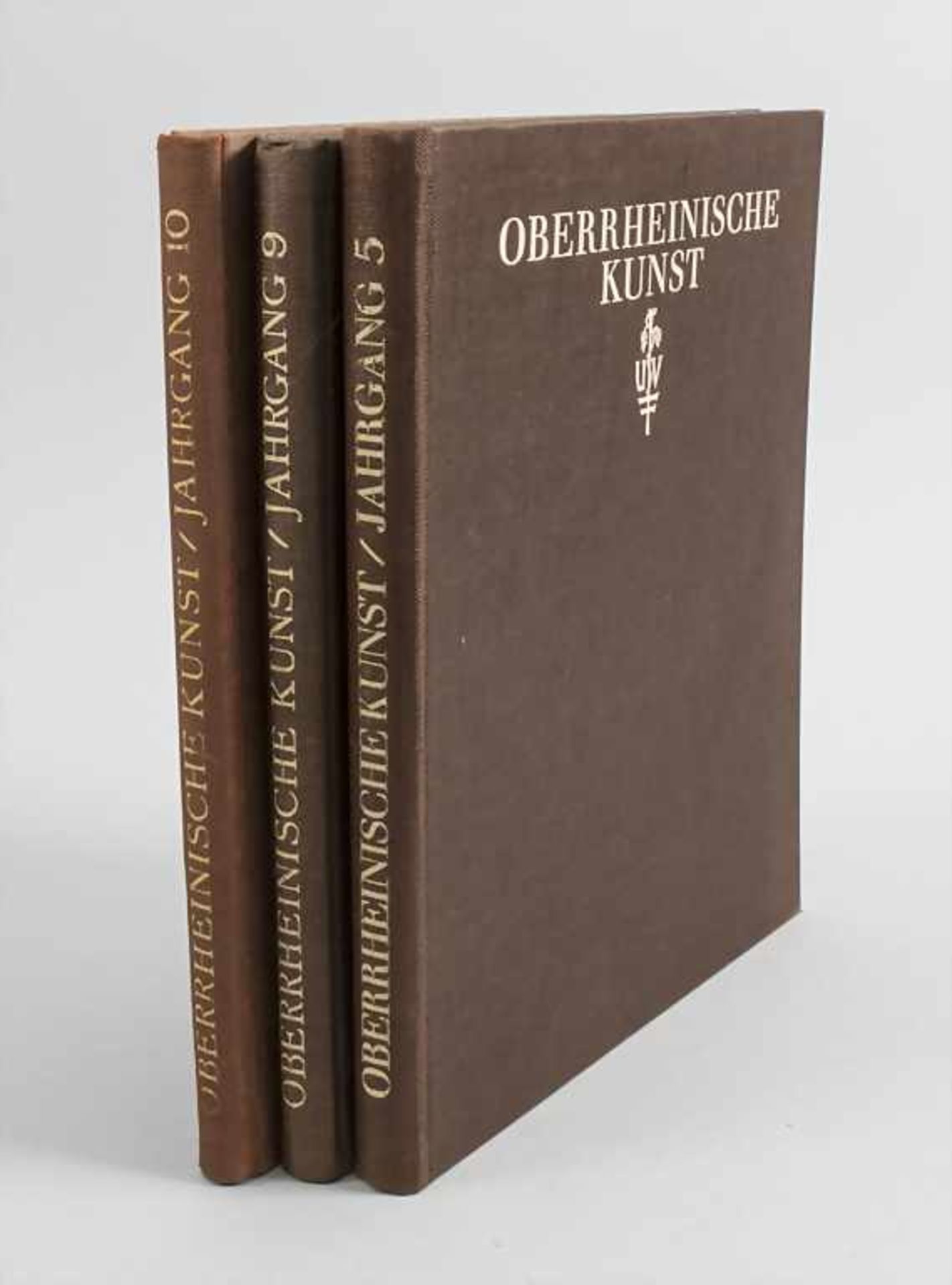 Oberrheinische Museen (Hg.): 'Oberrheinische Kunst', Jahrgänge 5, 9 und 10 - Image 2 of 5