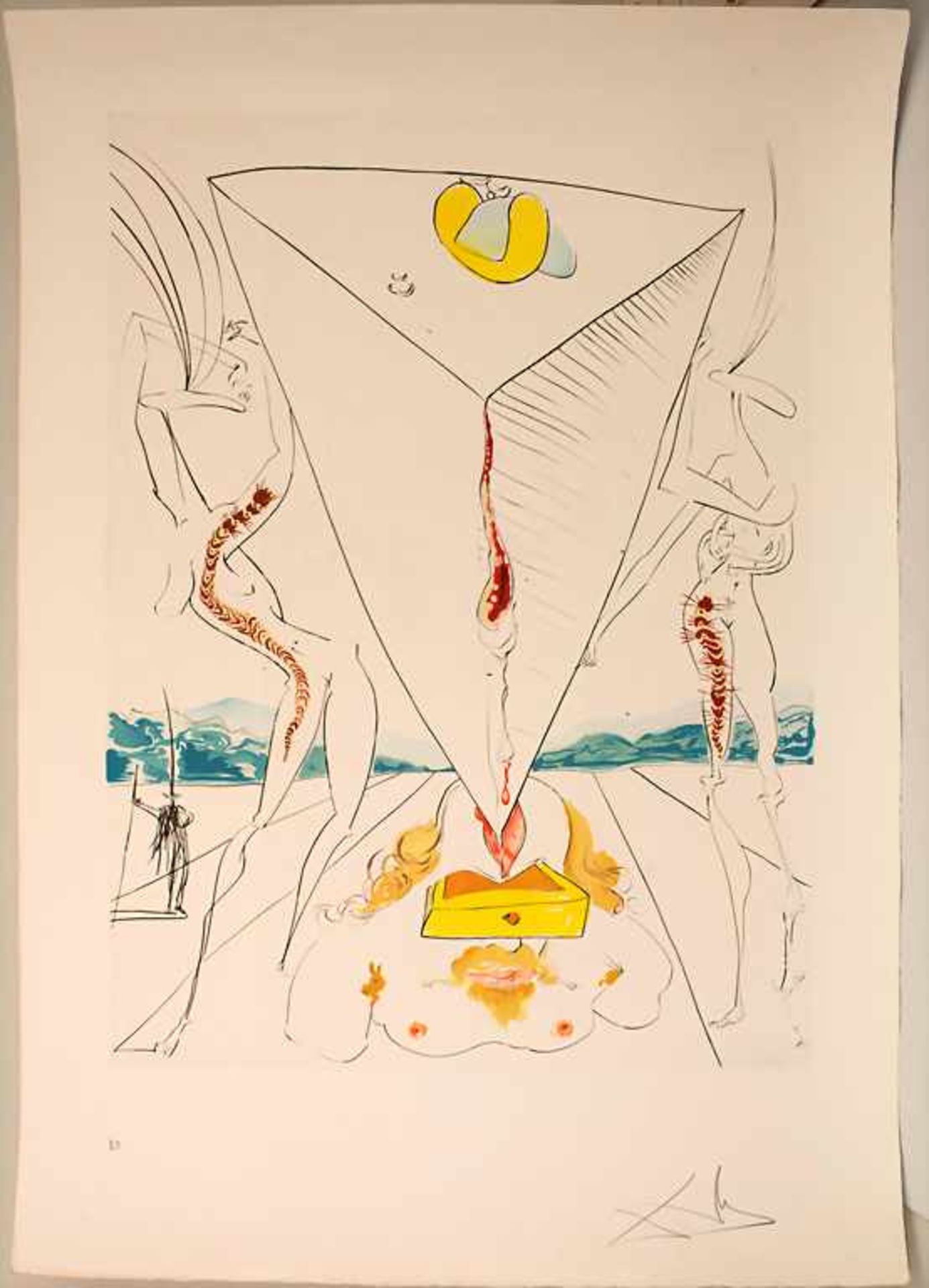 Salvador Dali (1904-1989), 'Philosophe écrasé par le cosmos' - Bild 2 aus 5