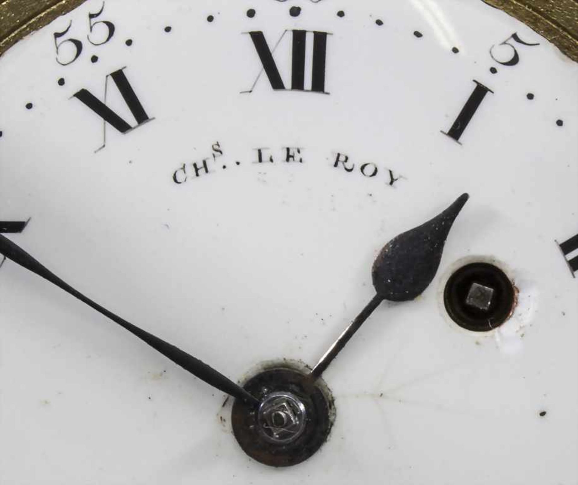 Rahmenuhr / A small wall clock, Charles le Roy, Paris, um 1800 - Image 3 of 6