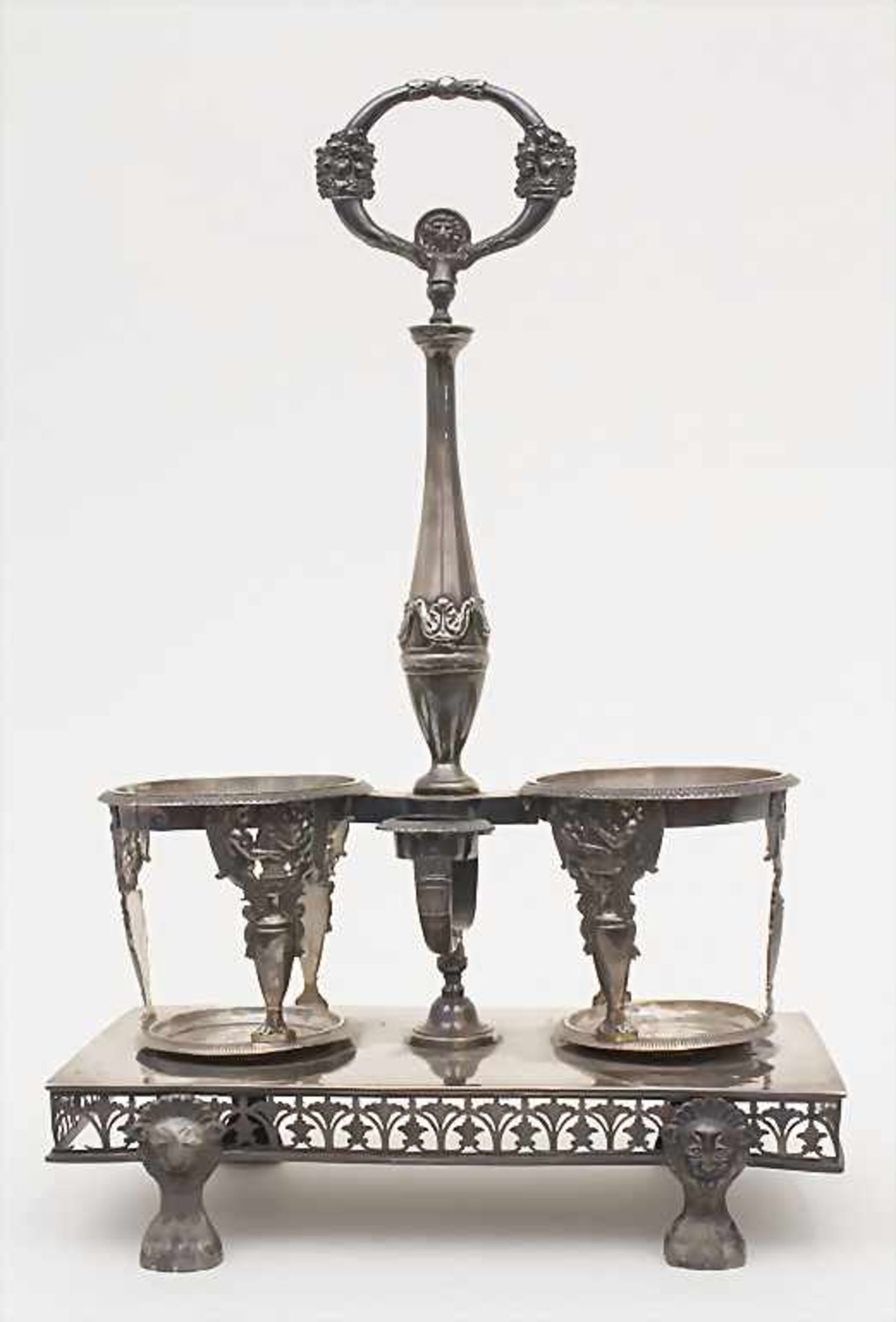 Empire-Menage / A silver cruet stand, Meister Jean-Pierre Bibron, Paris, 1803-1809 - Image 4 of 11