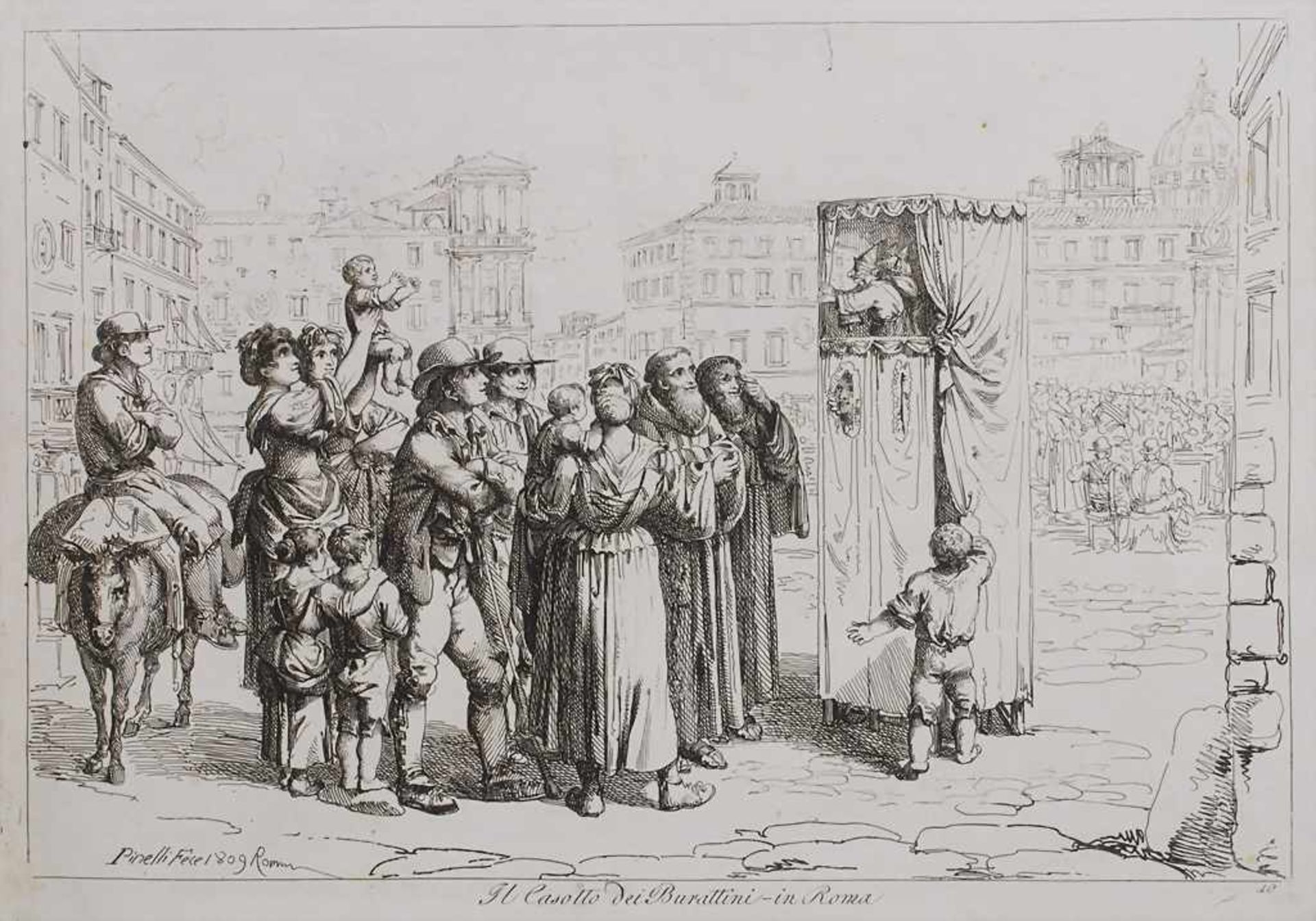 Bartolomeo Pinelli (1781-1835), 'Raccolta di Cinquanta Costumi Pittoreschi' - Bild 3 aus 8