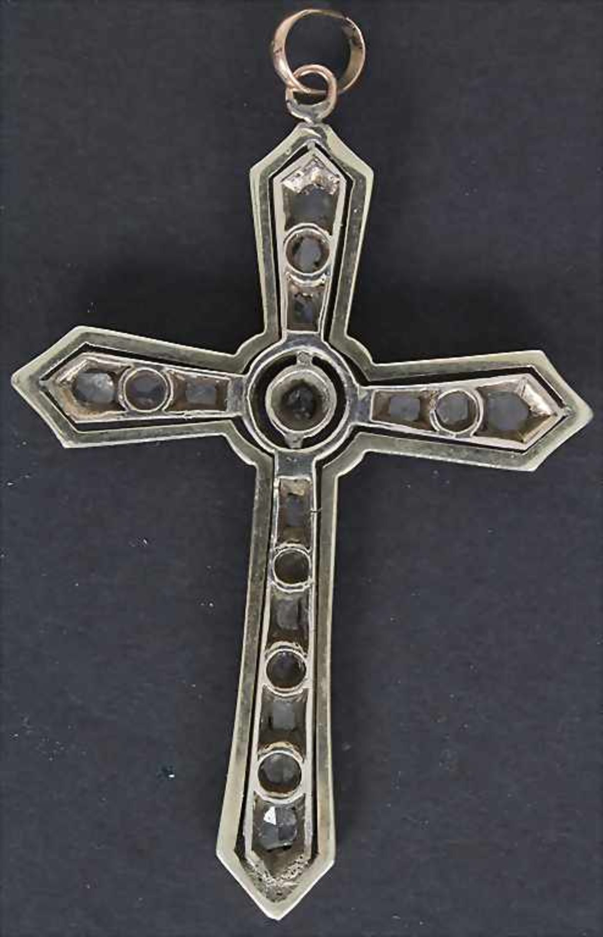 Louis-Seize Kreuzanhänger / Cross Pendant, Paris, um 1775 - Image 2 of 2