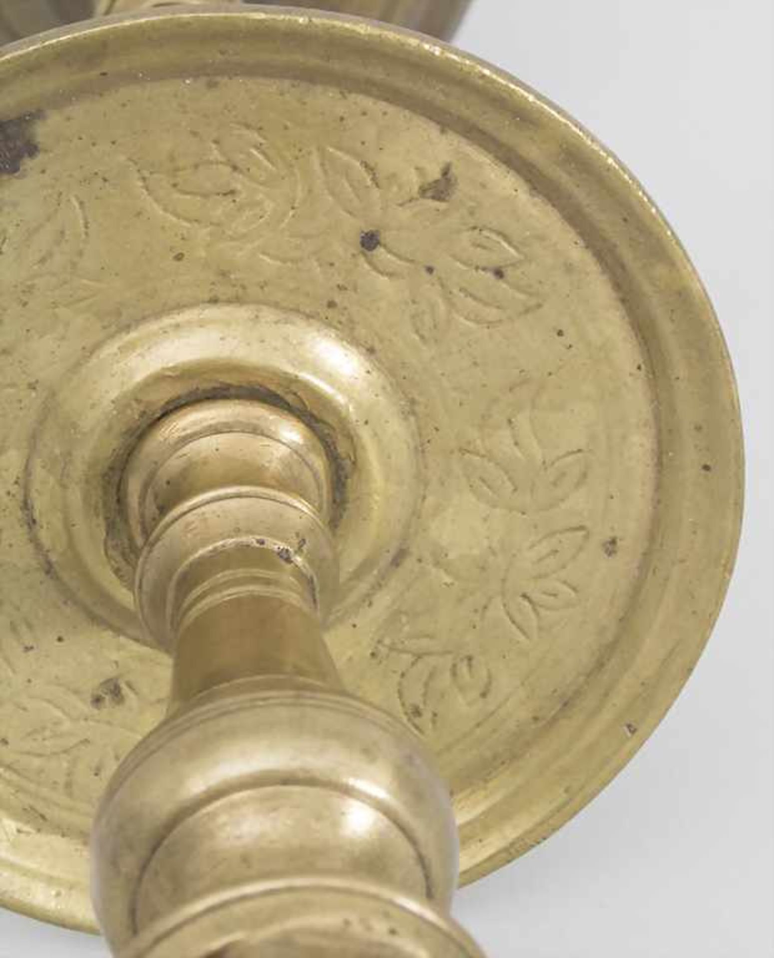 Barock Leuchter / A Baroque candleholder, deutsch, 18. Jh. - Bild 3 aus 4