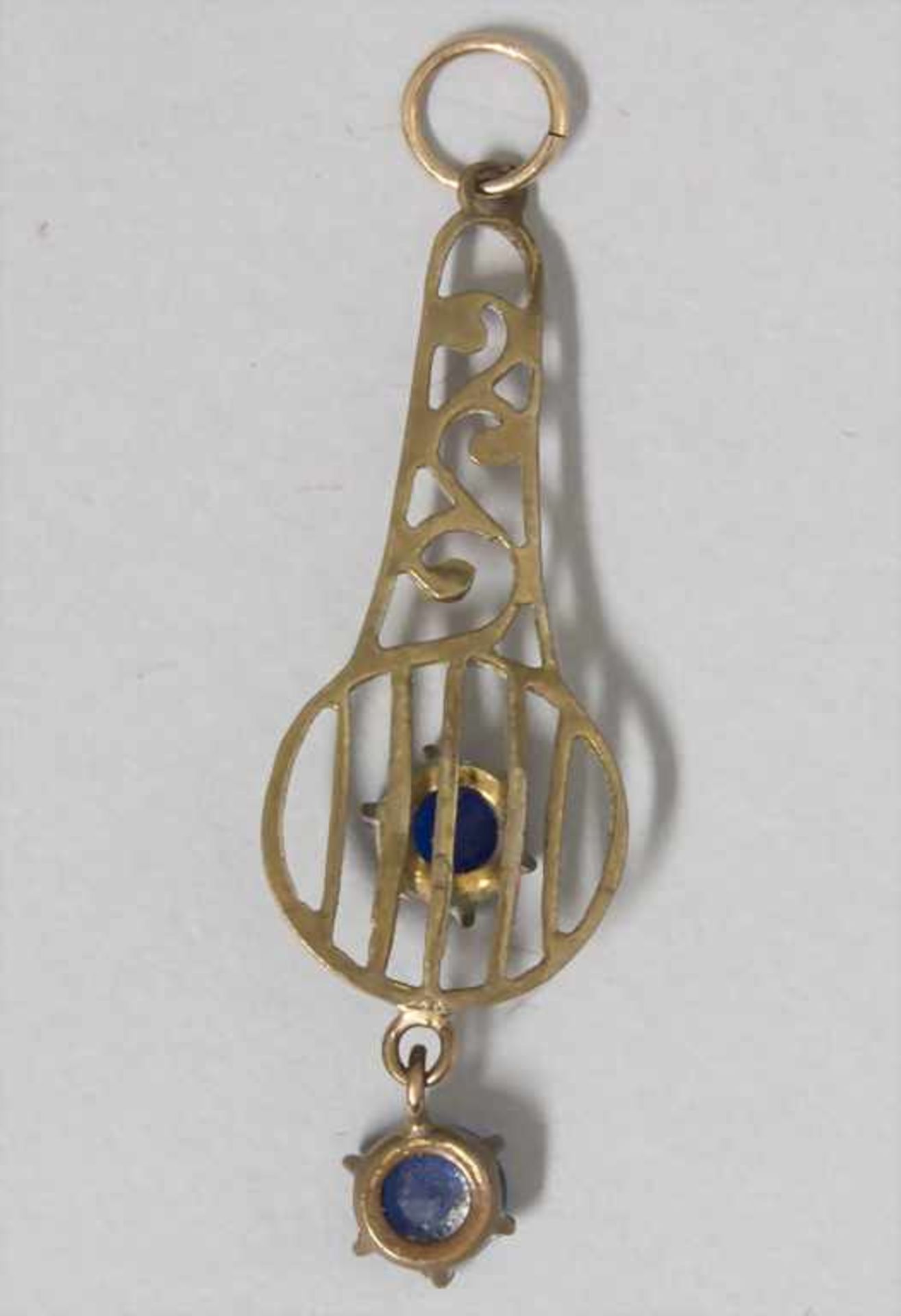 Jugendstil Anhänger / An Art Nouveau pendant, England, um 1900 - Bild 2 aus 2