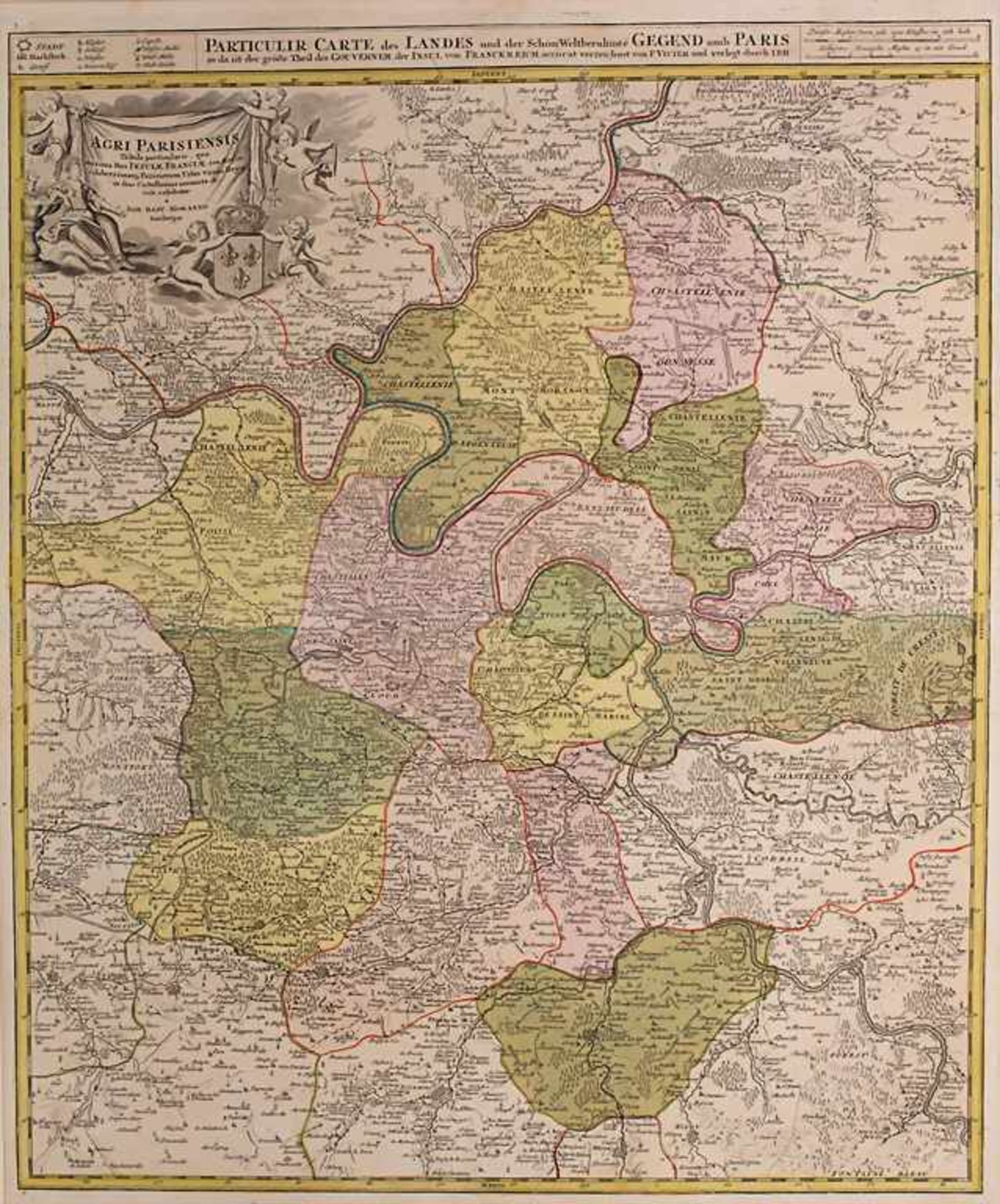 Konvolut 10 Historische Landkarten / A collection of historic maps - Image 2 of 10