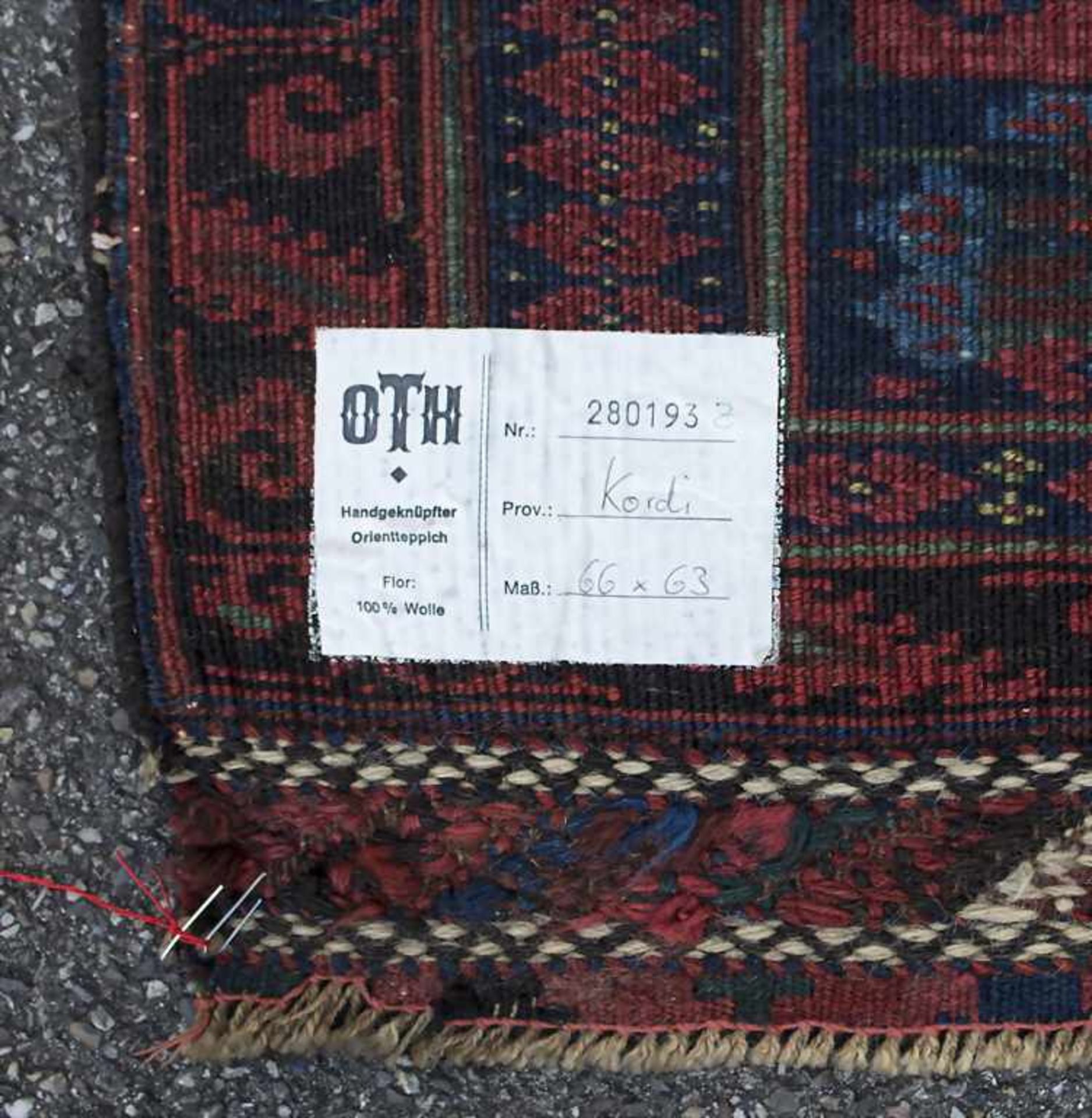 Orientteppich / An oriental carpet, Kordi, Persien/Iran - Bild 4 aus 4