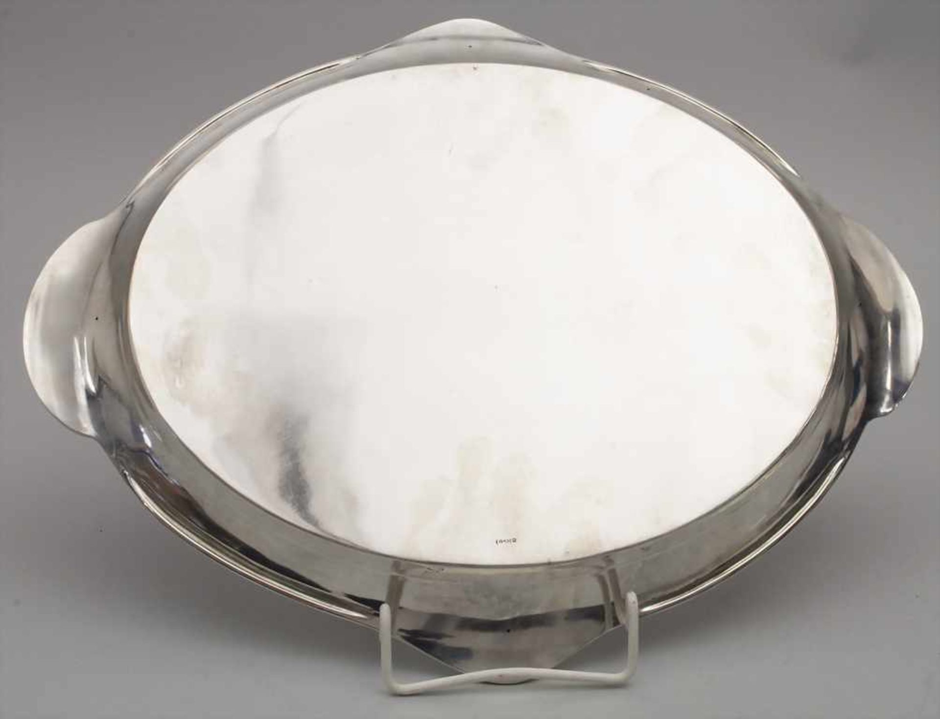 Jugendstil Tablett / An Art Nouveau silver tray, Bruckmann & Söhne, Heilbronn, um 1900 - Bild 2 aus 5