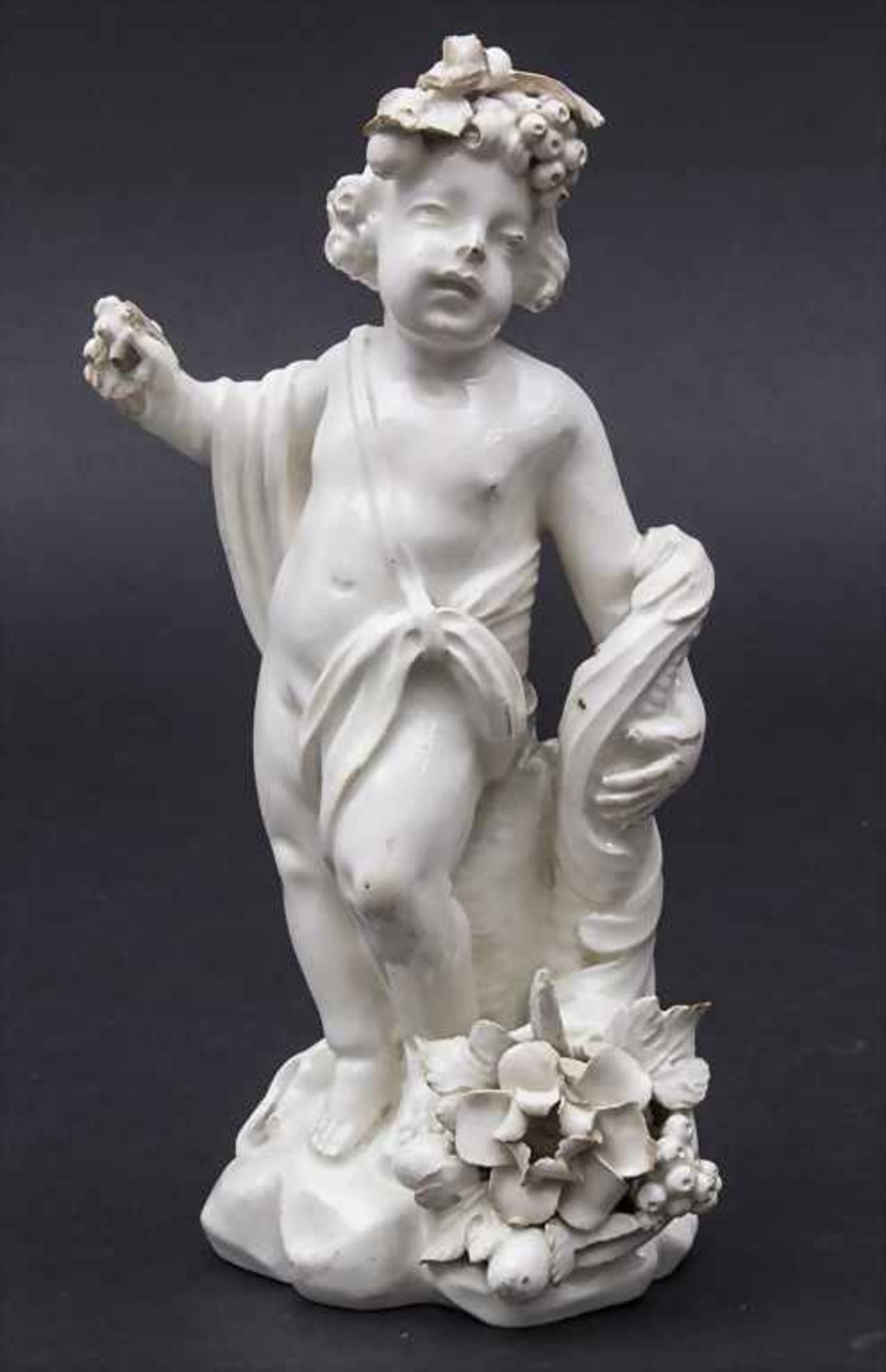Frühe Fayence-Figur 'Allegorie des Sommers' / An early faience allegorical figurine of 'the Summer',