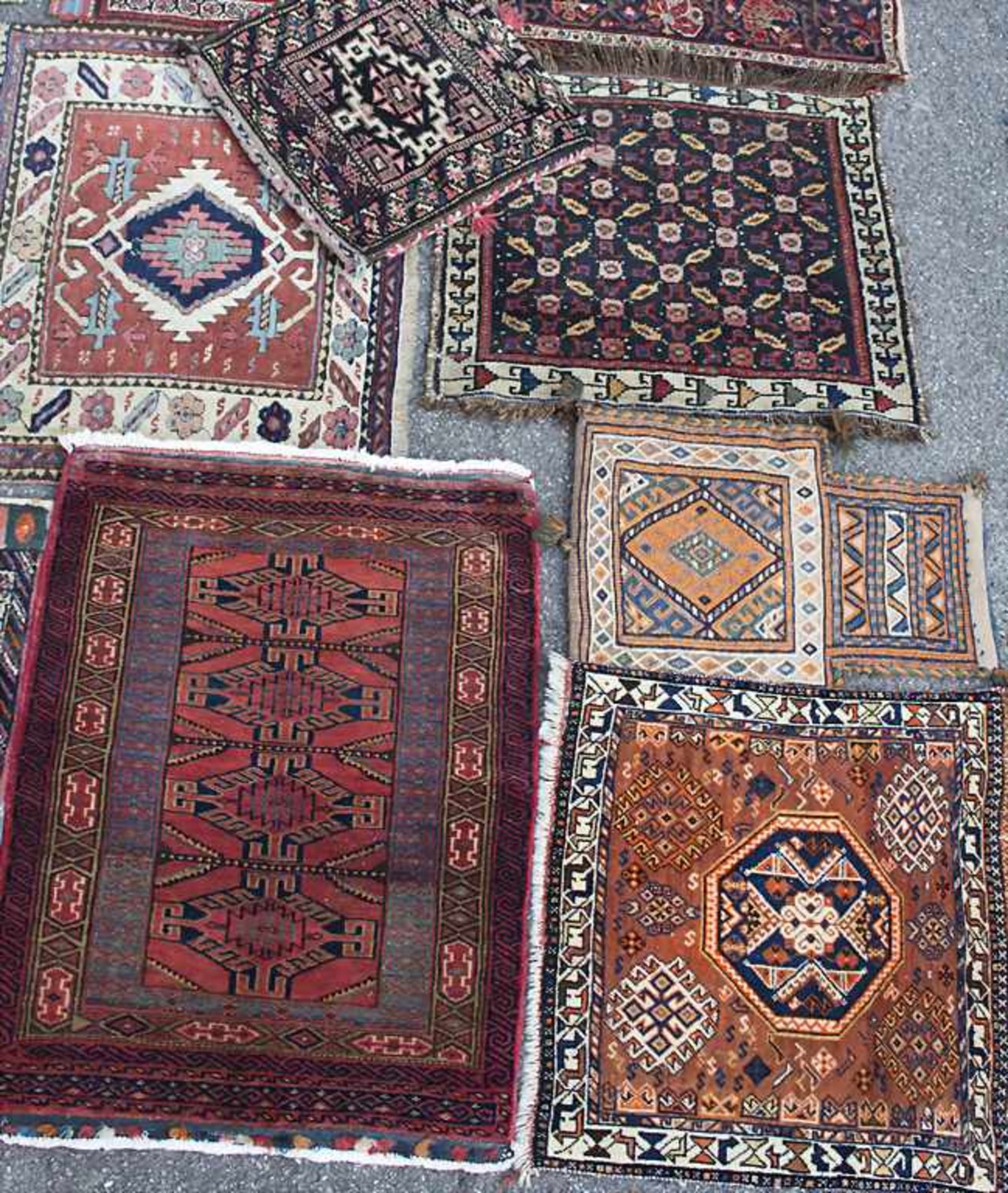 Sammlung 15 Orientteppiche / Zelttaschen / A collection of 15 oriental carpets / tentbags - Bild 2 aus 3