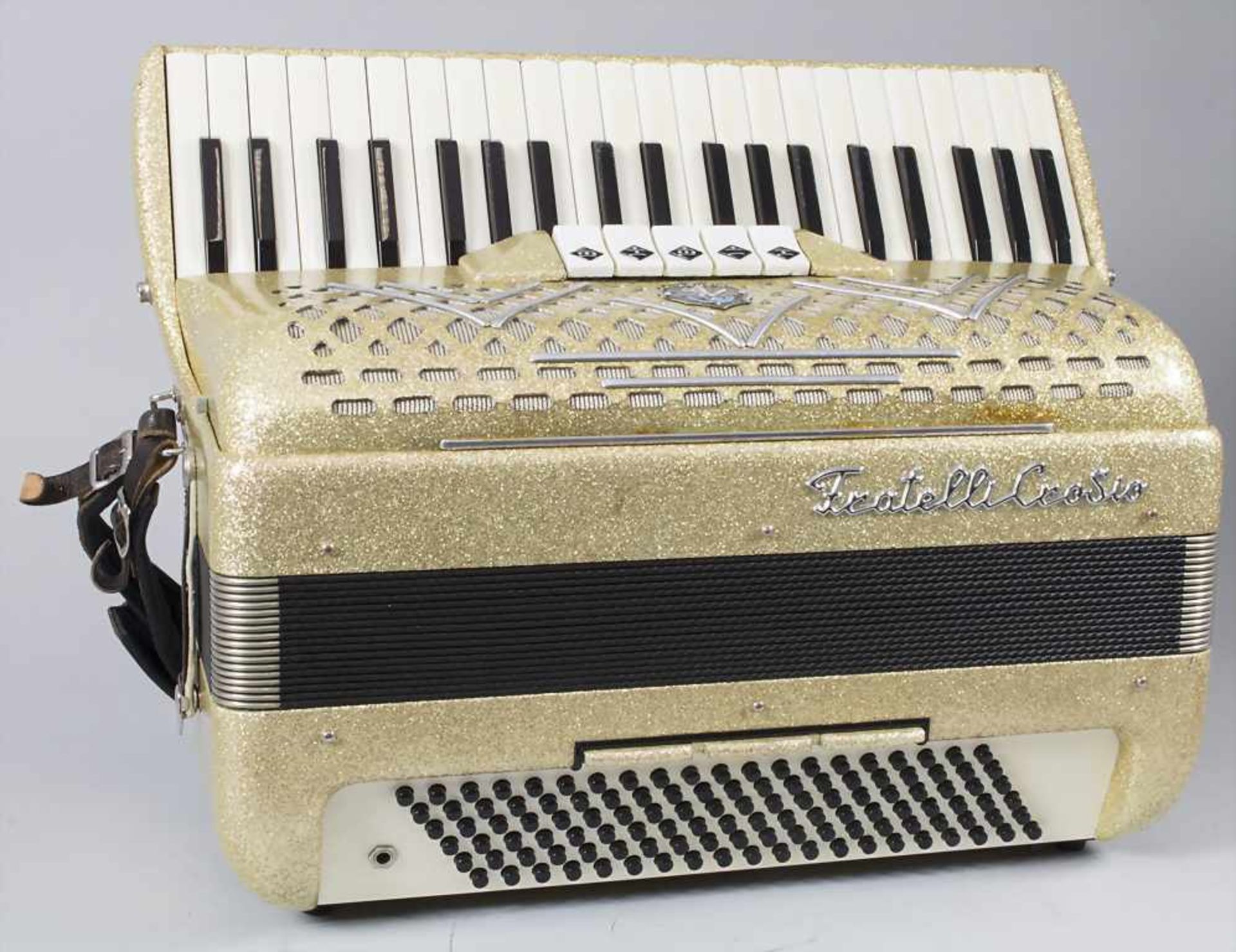 Akkordeon / An accordion 'Fratelli Crosio Stradella' - Bild 2 aus 6
