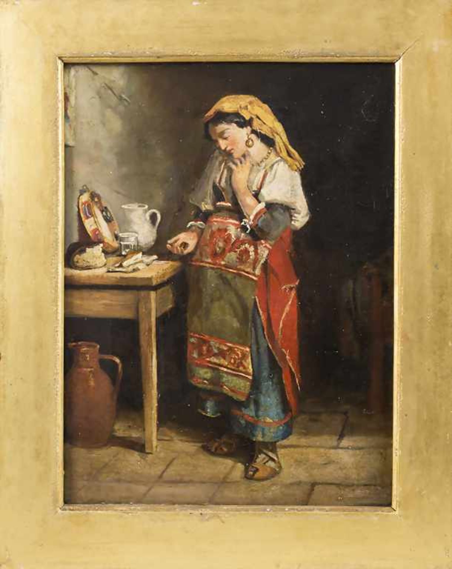 Künstler des 19. Jh., 'Spanierin' / 'Spanish woman' - Image 2 of 4