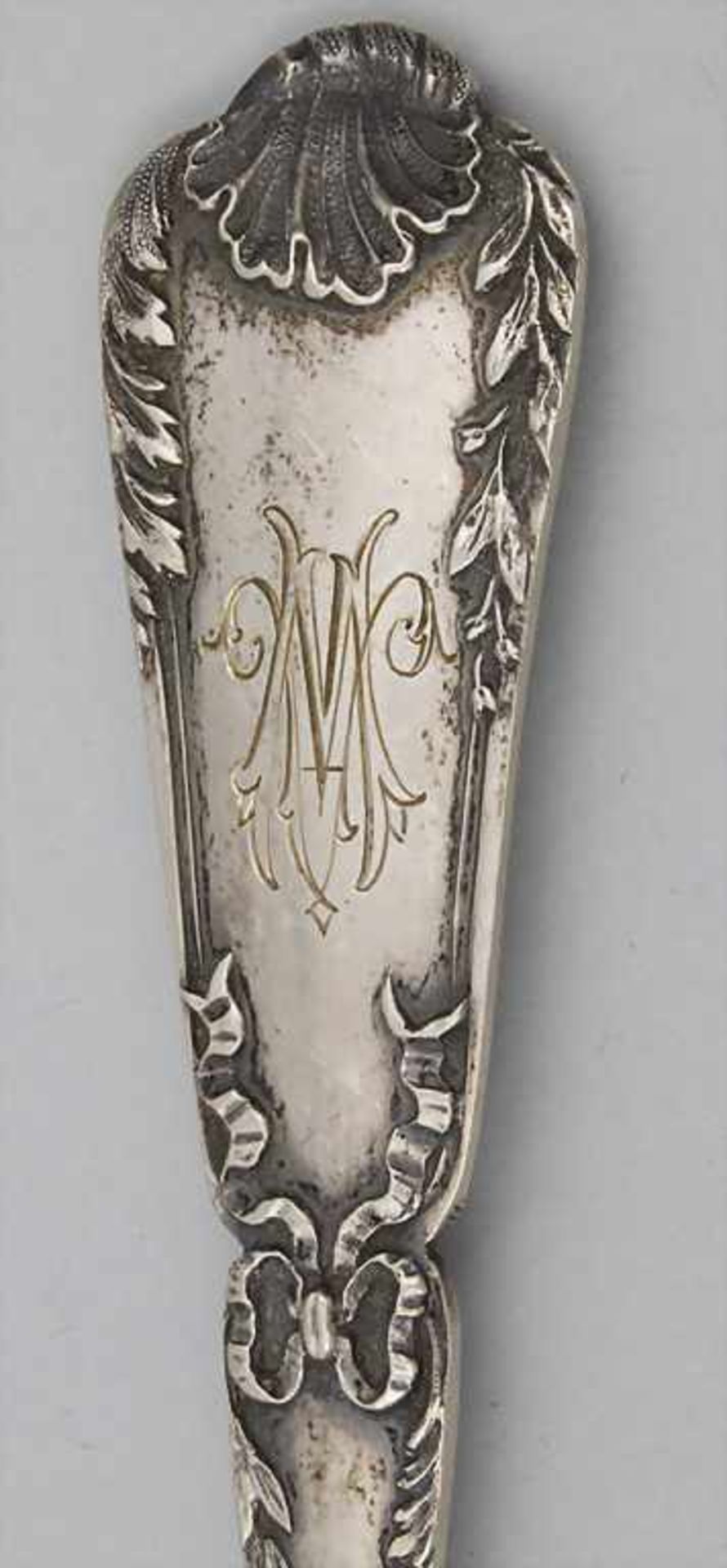 Löffel und Gabel / A silver spoon and fork, Emile Puiforcat, Paris, um 1880 - Bild 3 aus 7