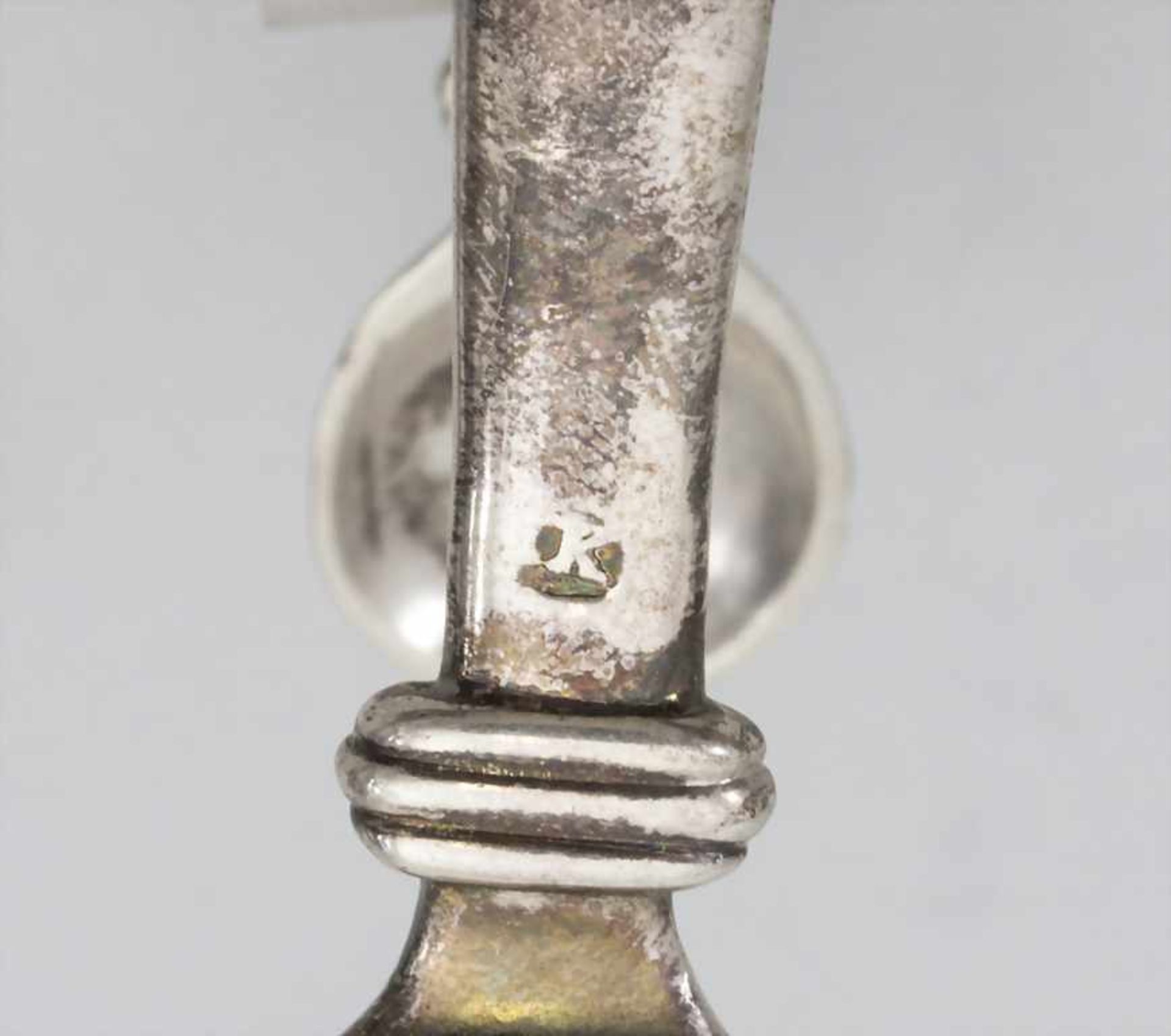 Zuckerzange / Silver sugar tongs, Josef Kucher, Wien, um 1833 - Bild 7 aus 7