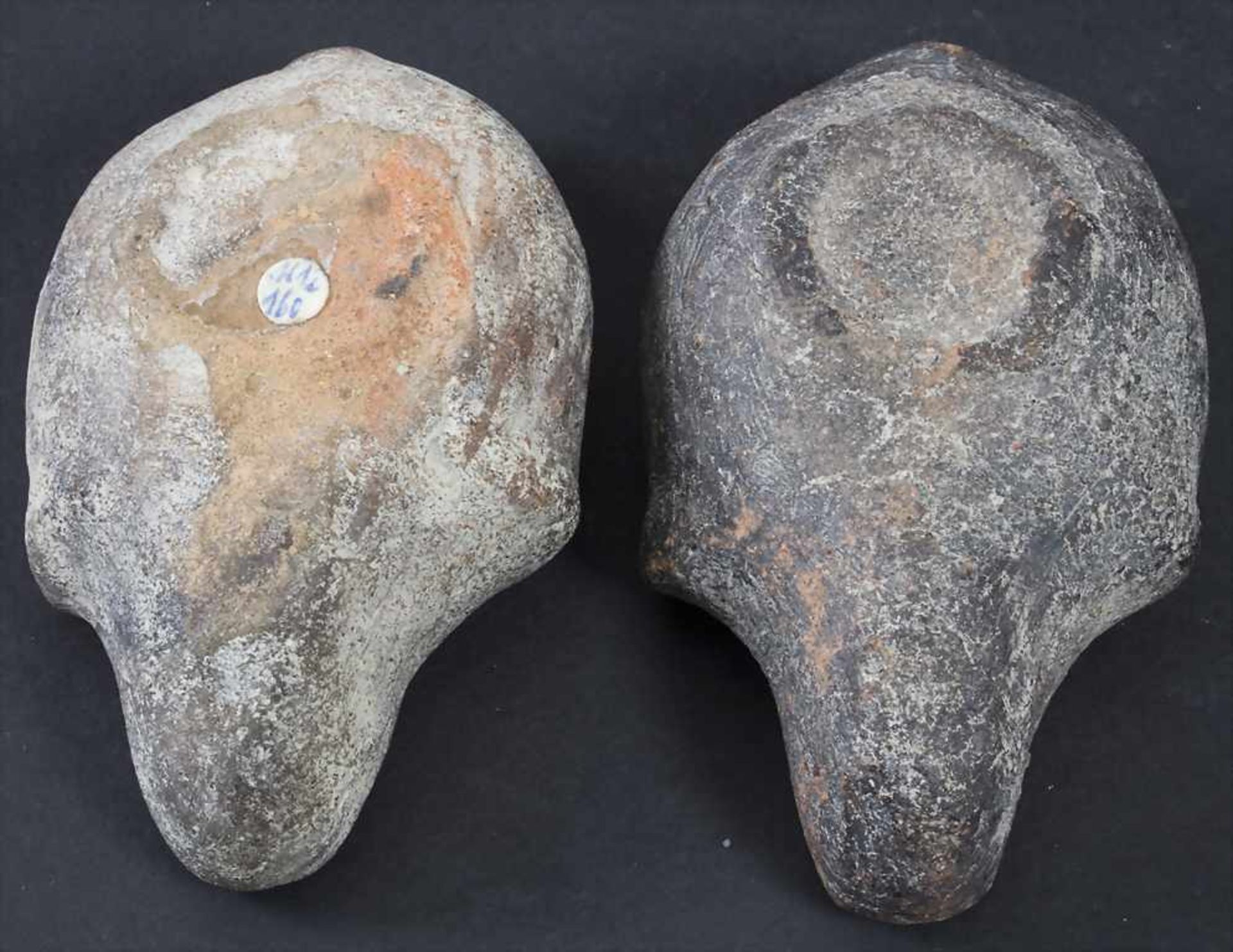 Zwei Öllampen, wohl römisch / Two roman oil lamps - Bild 6 aus 6