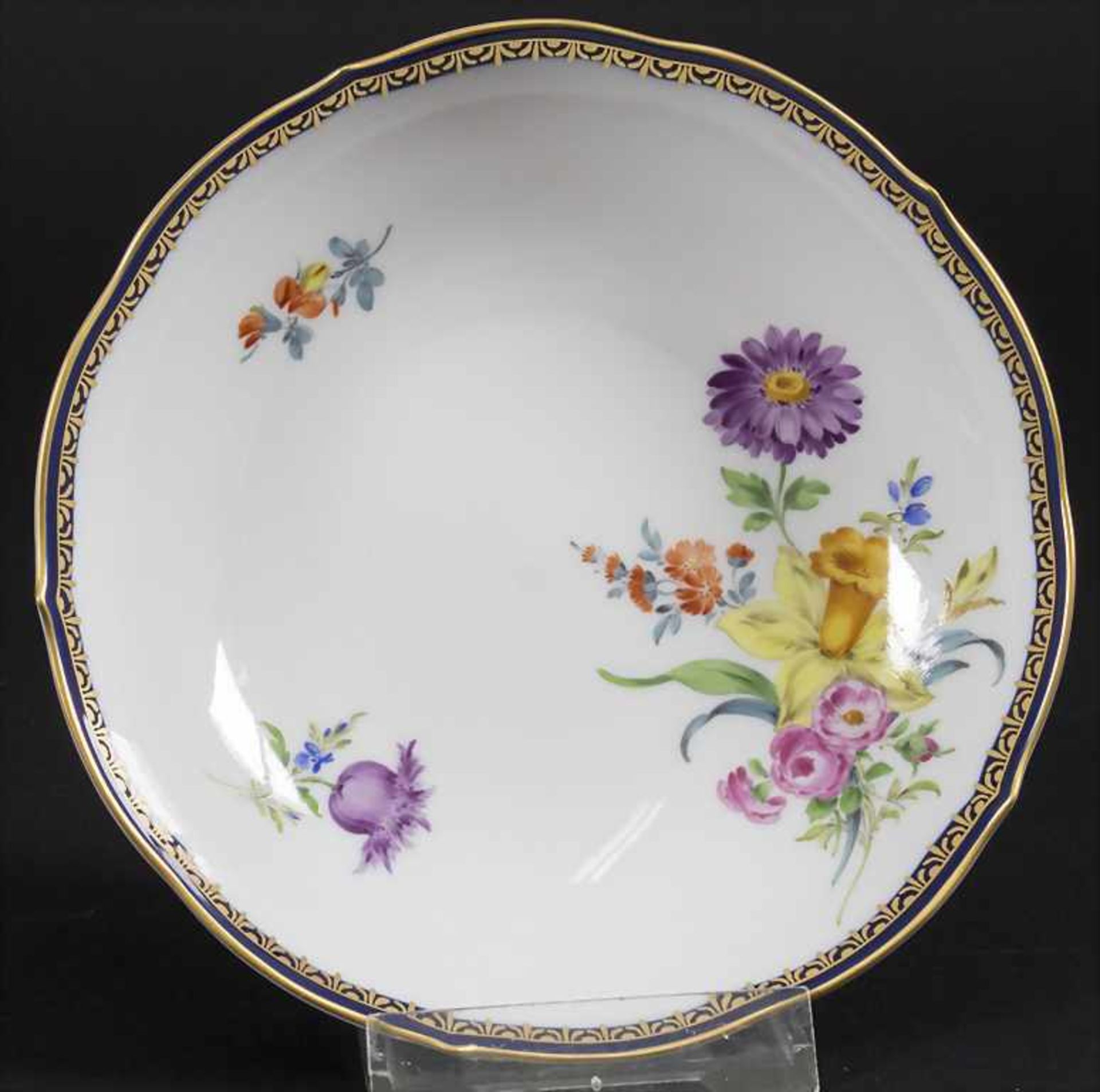 Gedeck mit Blumenmalerei / A place setting with flowers, Meissen, nach 1934 - Image 8 of 12