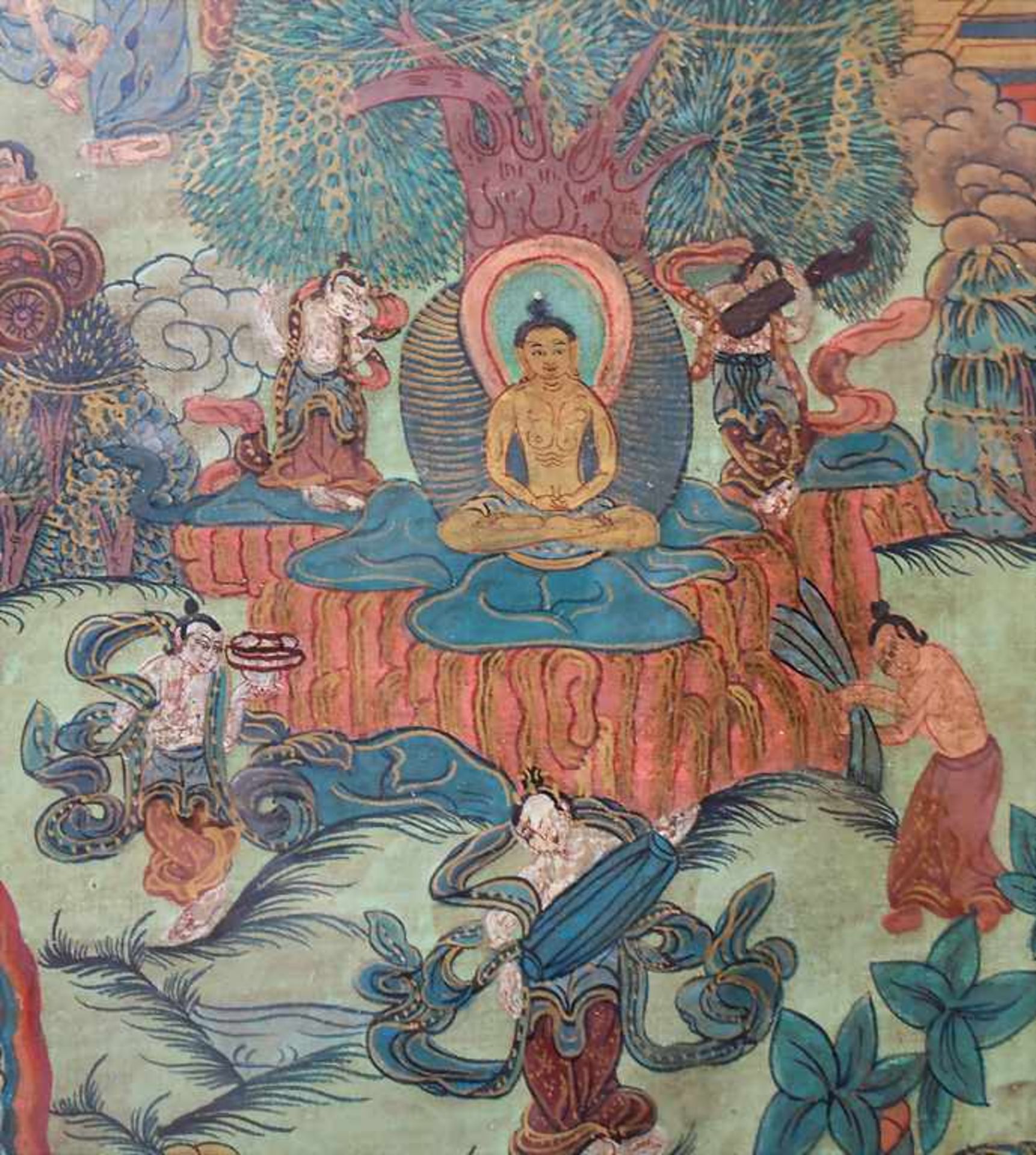 Thangka, Tibet, 19./20. Jh. - Image 7 of 8