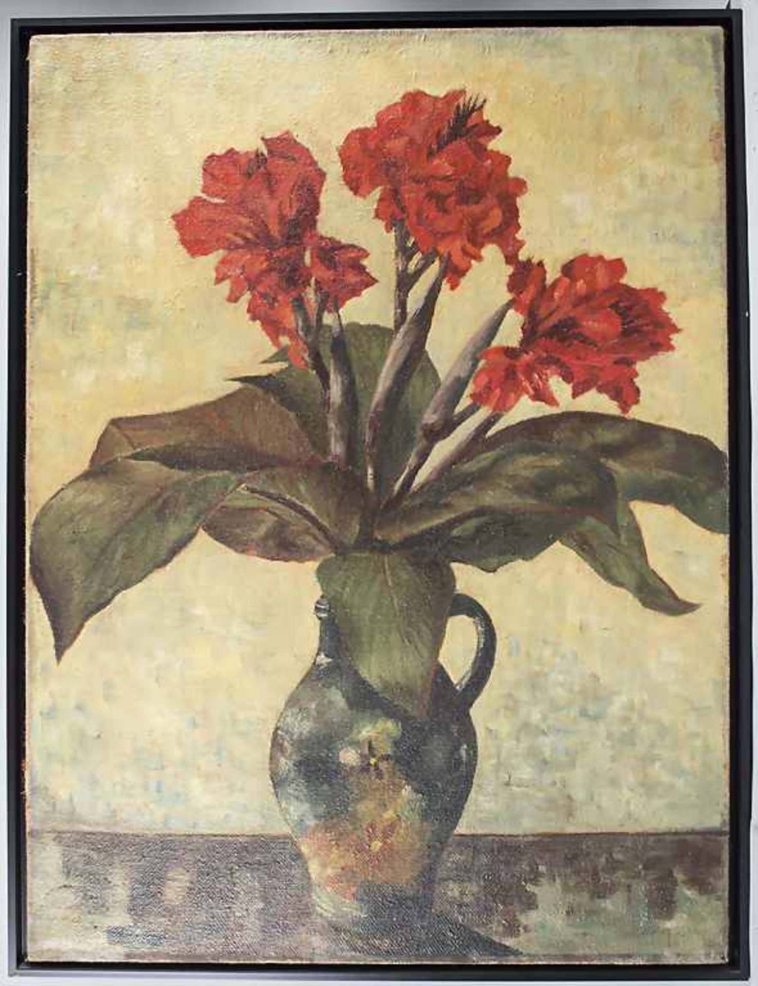 Mercker (tätig um 1940), 'Canna in Keramikvase' / 'Canna in a vase'