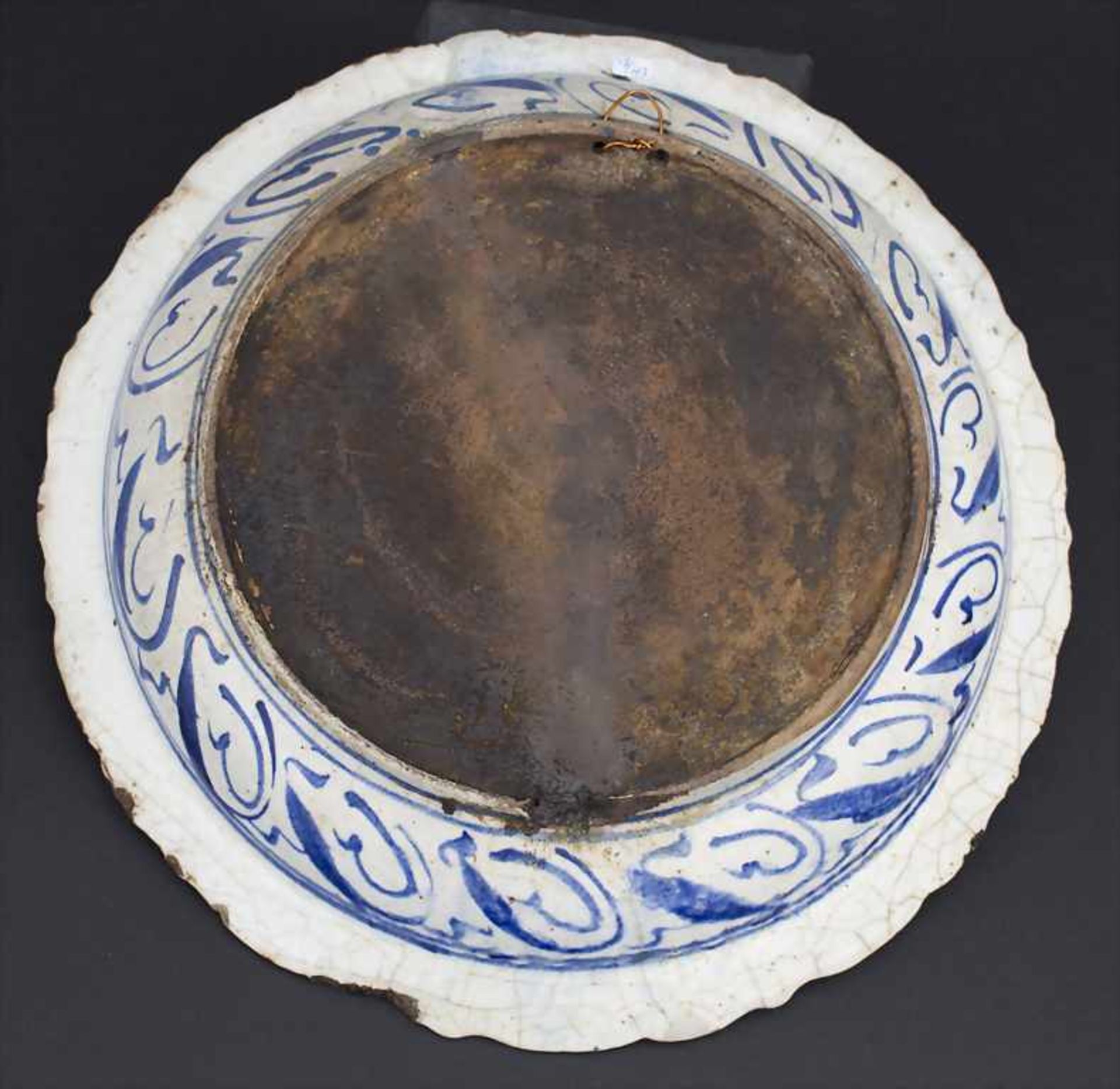 Fayence Schüssel / A faience bowl, osmanisch / Ottoman, 16.-17. Jh. - Image 3 of 4
