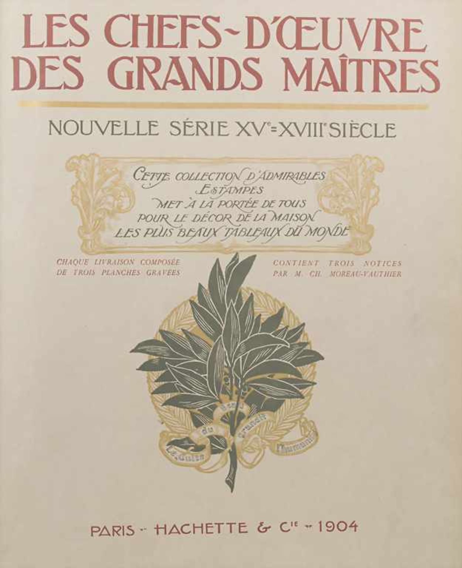 M. Ch. Moreau-Vauthier (Hg.): 'Les Chefs-d'Oeuvre des Grands Maitres' - Bild 3 aus 7