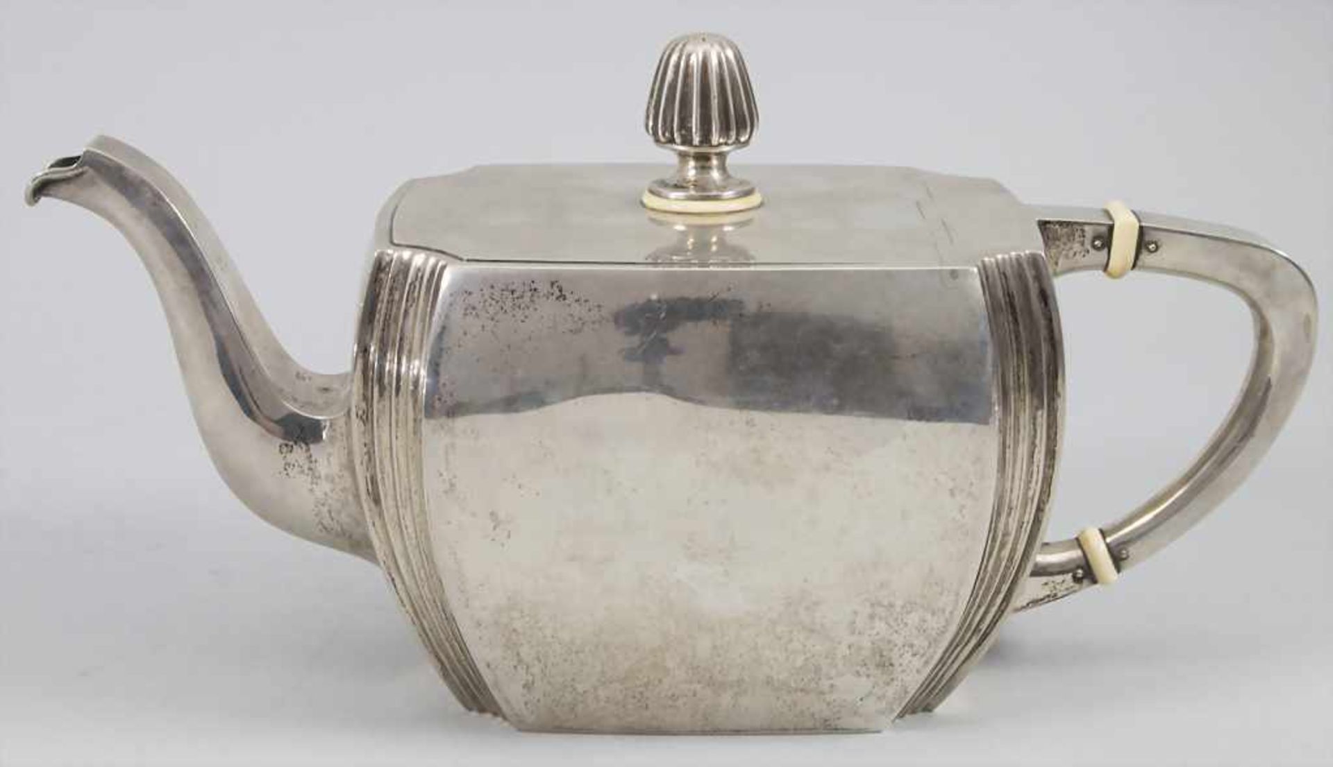 Teekern / An Art Déco silver tea set, Wien / Vienna, um 1900 - Bild 4 aus 17