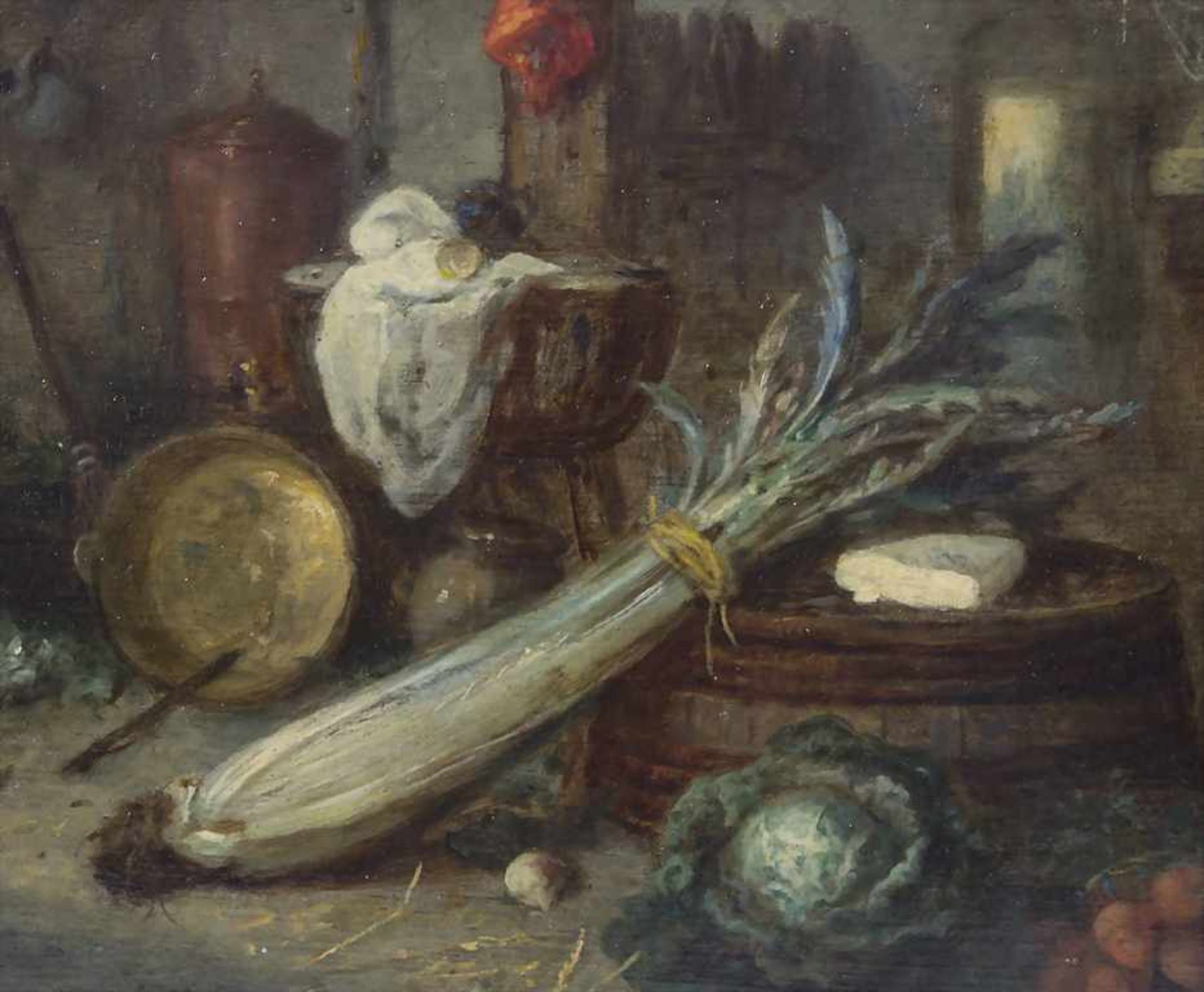Alexandre Jean Couder (1808-1879), Stillleben in Bauernstube' / 'A still life in a farmhouse' - Image 3 of 6