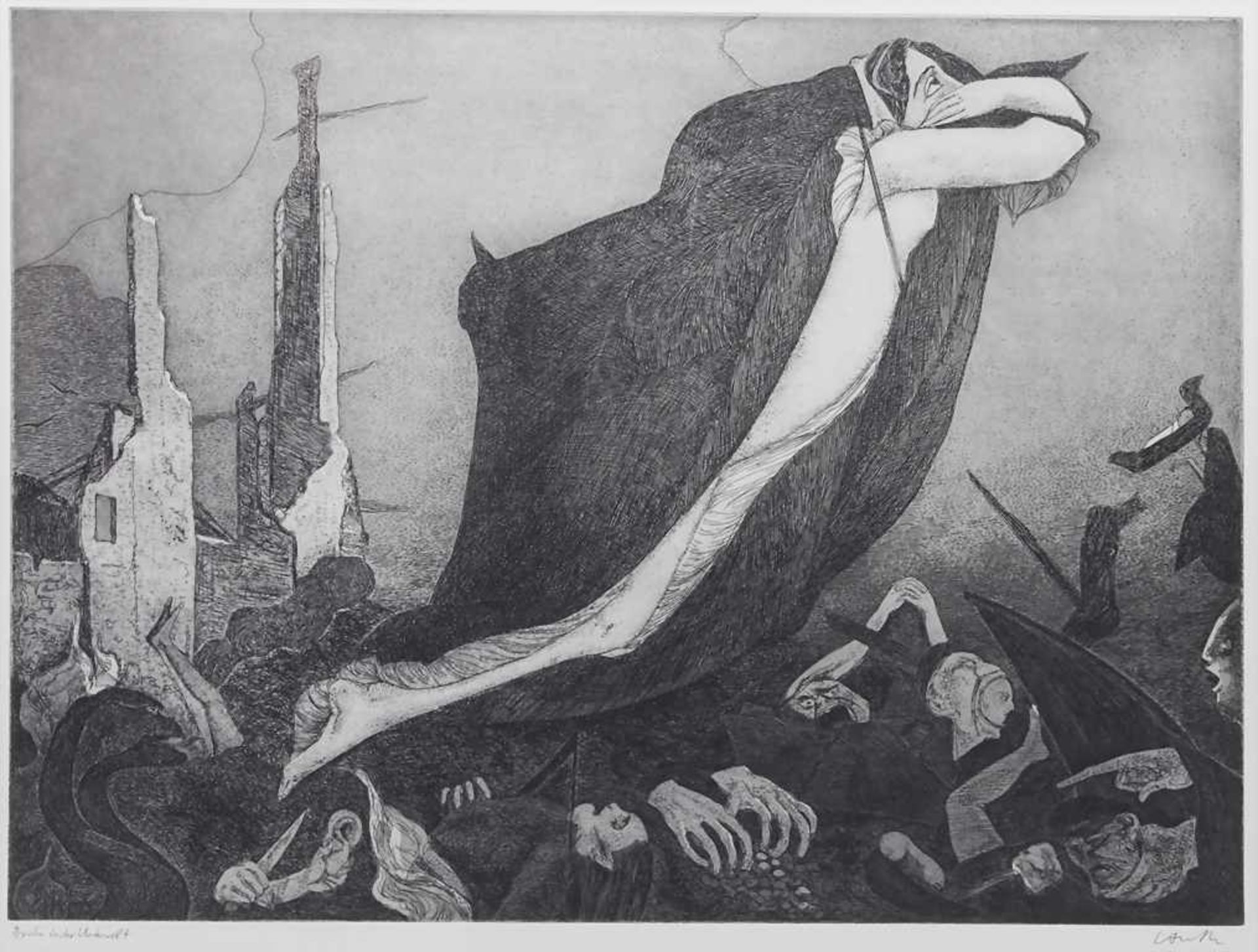 Benno Huth (*1937), Grafikmappe 'Amor und Psyche' / A portfolio 'Cupid and Psyche' - Bild 2 aus 15