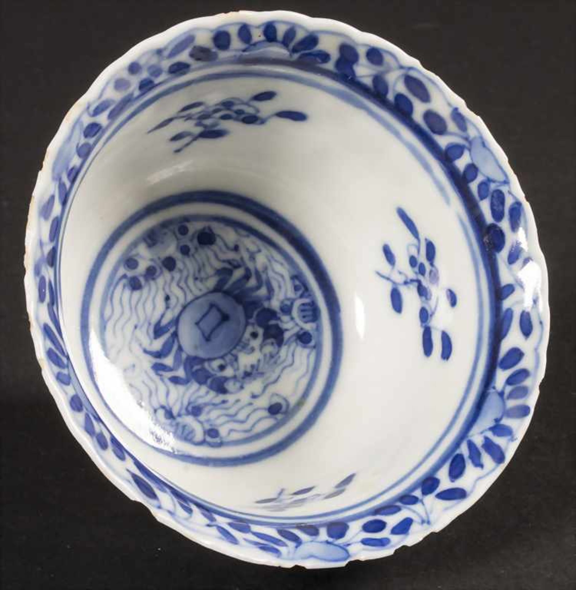 Kumme mit Unterteller / A porcelain bowl with saucer, China, Qing-Dynastie (1644-1911), Kangxi- - Bild 5 aus 10