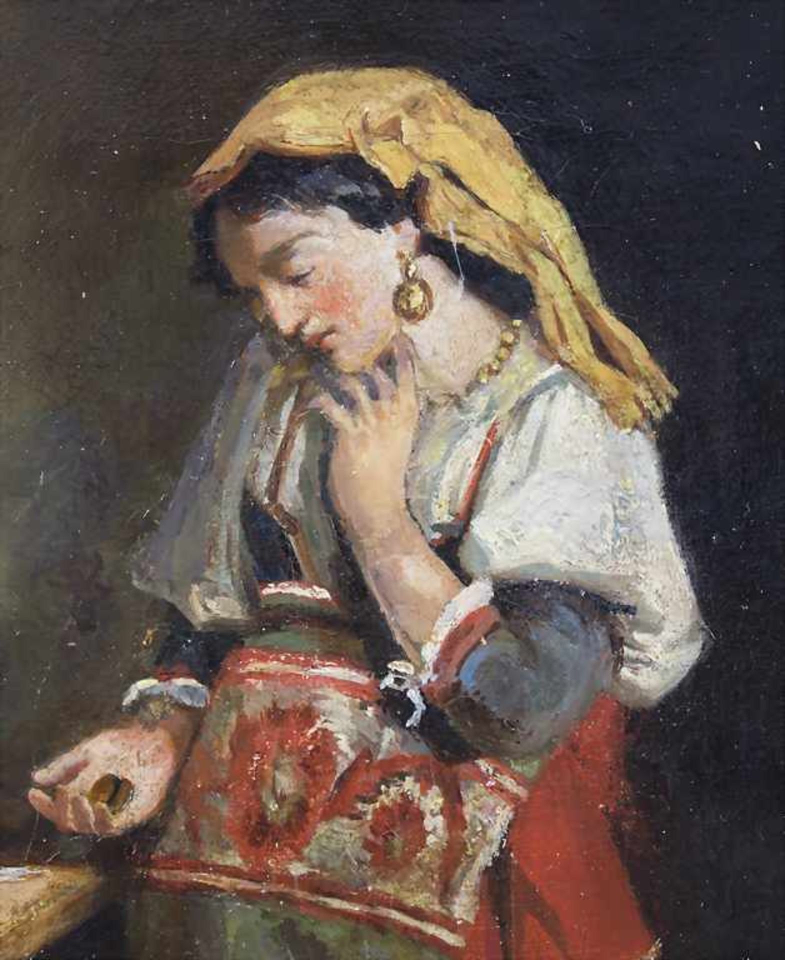 Künstler des 19. Jh., 'Spanierin' / 'Spanish woman' - Bild 3 aus 4