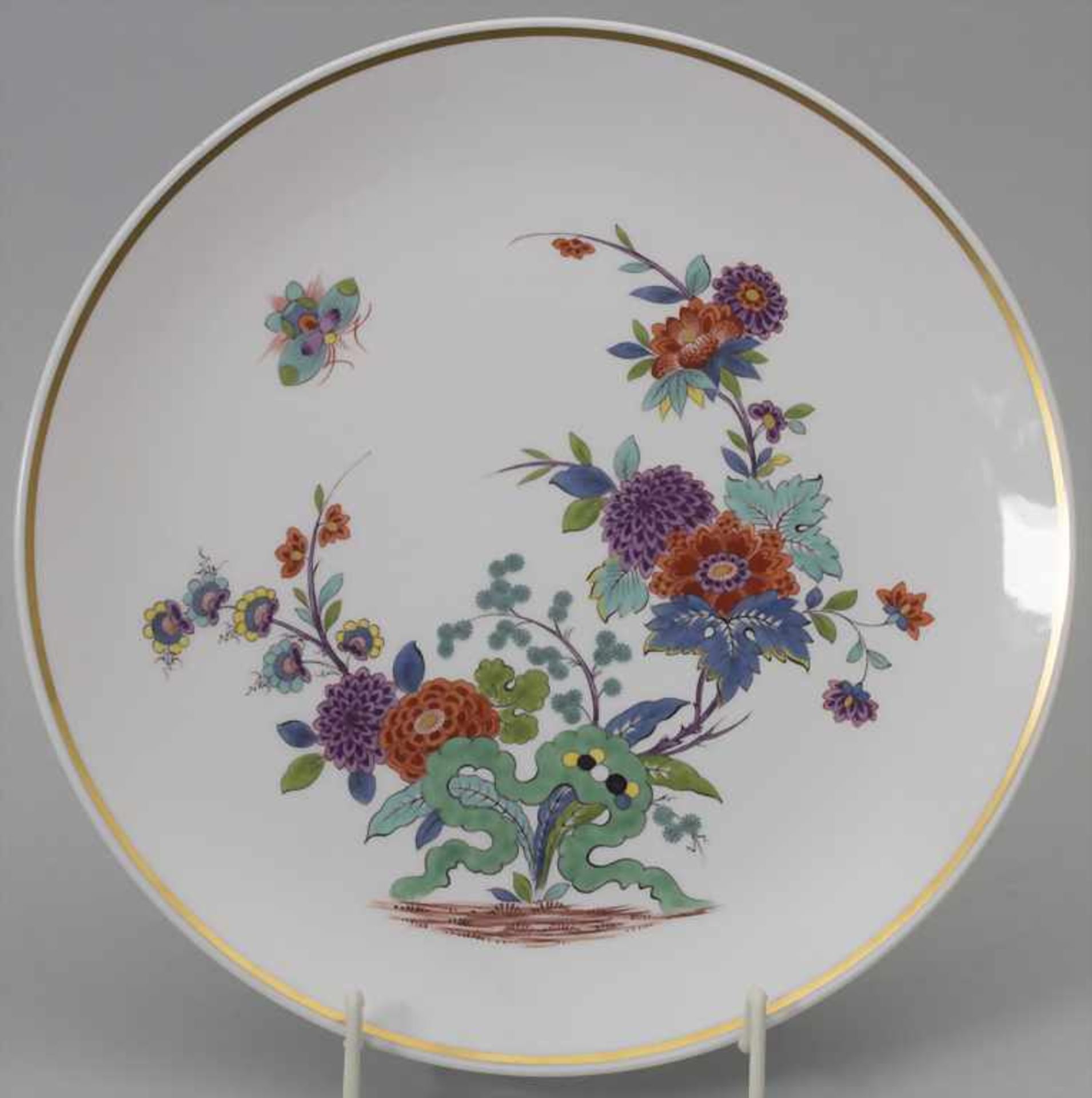 Paar Teller / A pair of plates with Imari pattern, Meissen, 20. Jh, - Bild 2 aus 11