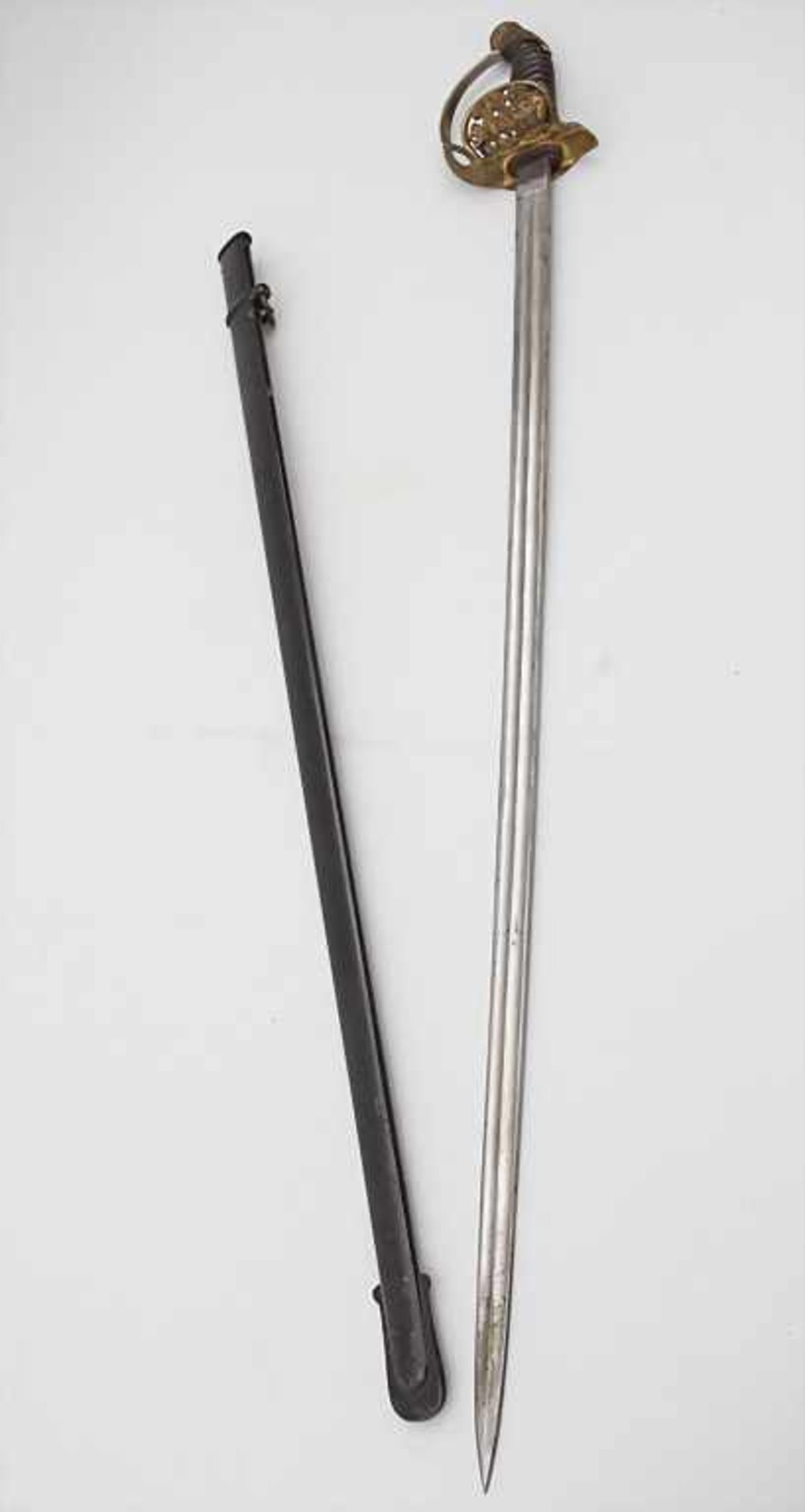 Infanterie Offiziersdegen 'Klappdegen' / An infantry officer's sword, Württemberg, Modell M - Bild 6 aus 6