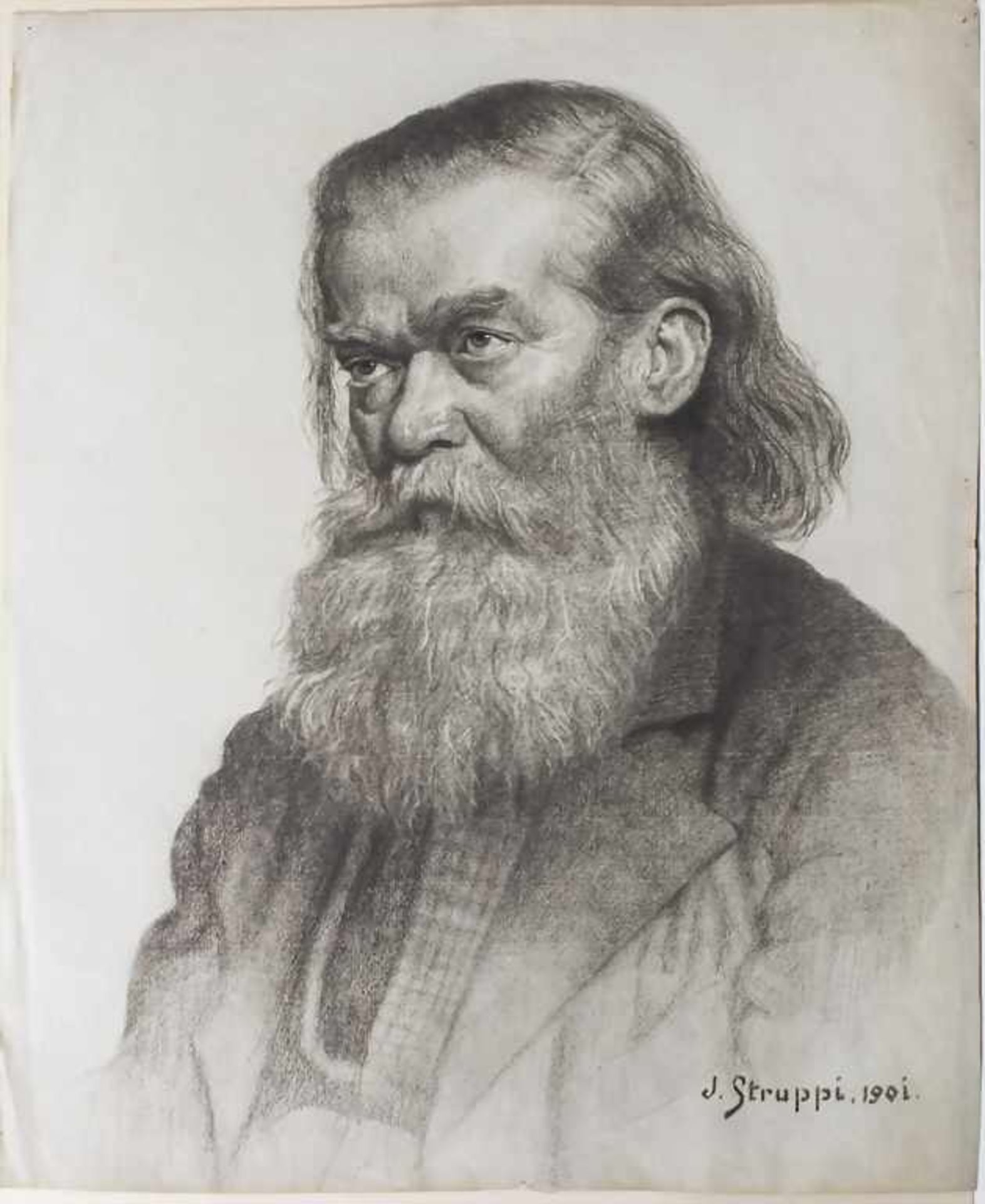 Jelka Struppi-Wolkensperg (1872-1946), Porträt eines Bärtigen / A portrait of a bearded man