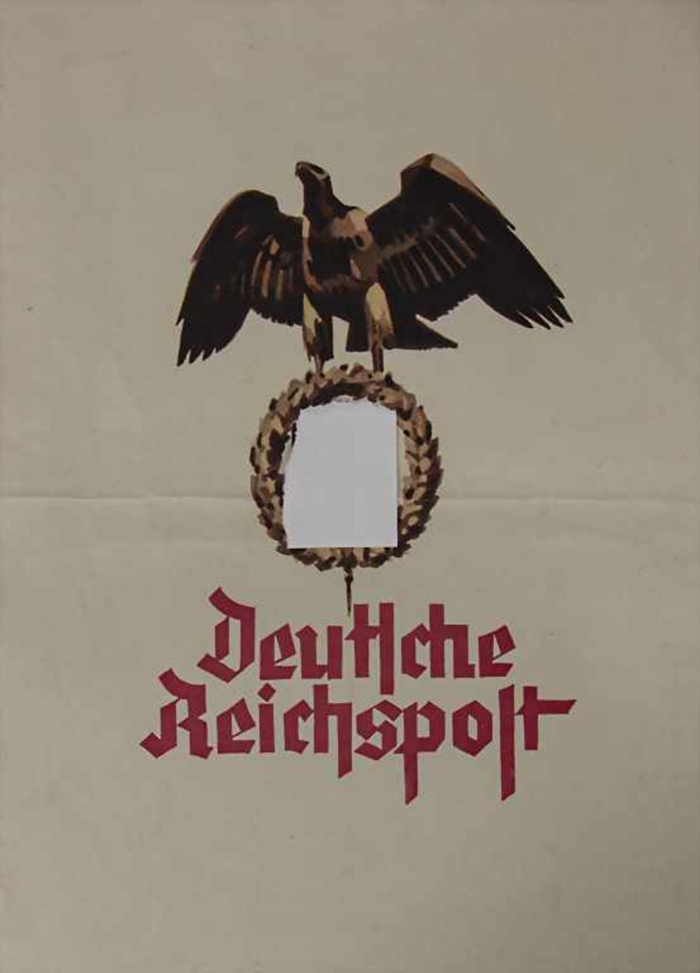Reichspost-Telegramm mit Propaganda-Motiv, Drittes Reich / Reichspost telegram with propaganda - Bild 3 aus 3