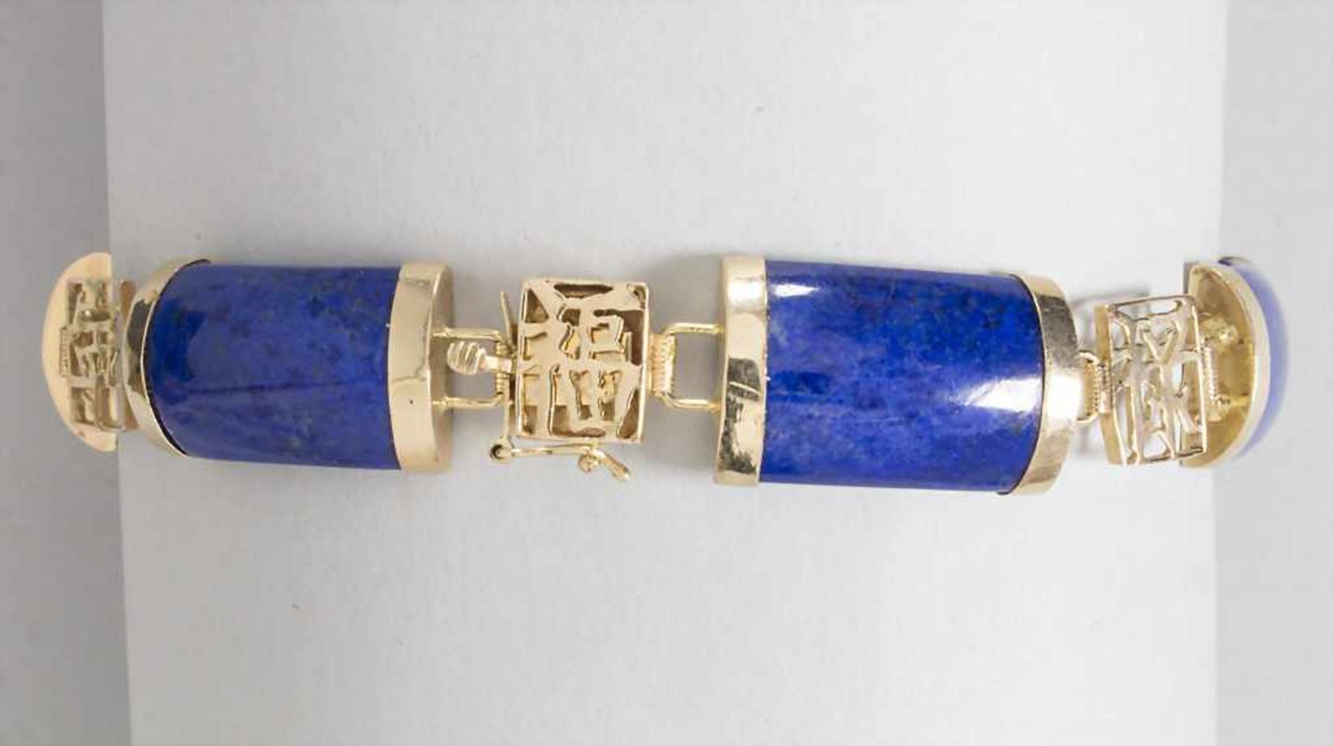 Armband mit Lapislazuli / A gold bracelet with lapis lazuli