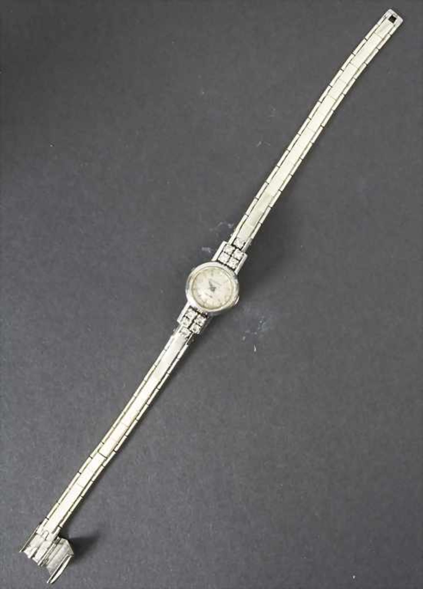 DAU / A gold ladies wristwatch with diamonds, Jaeger-Le Coultre, Swiss, um 1960 - Bild 5 aus 5
