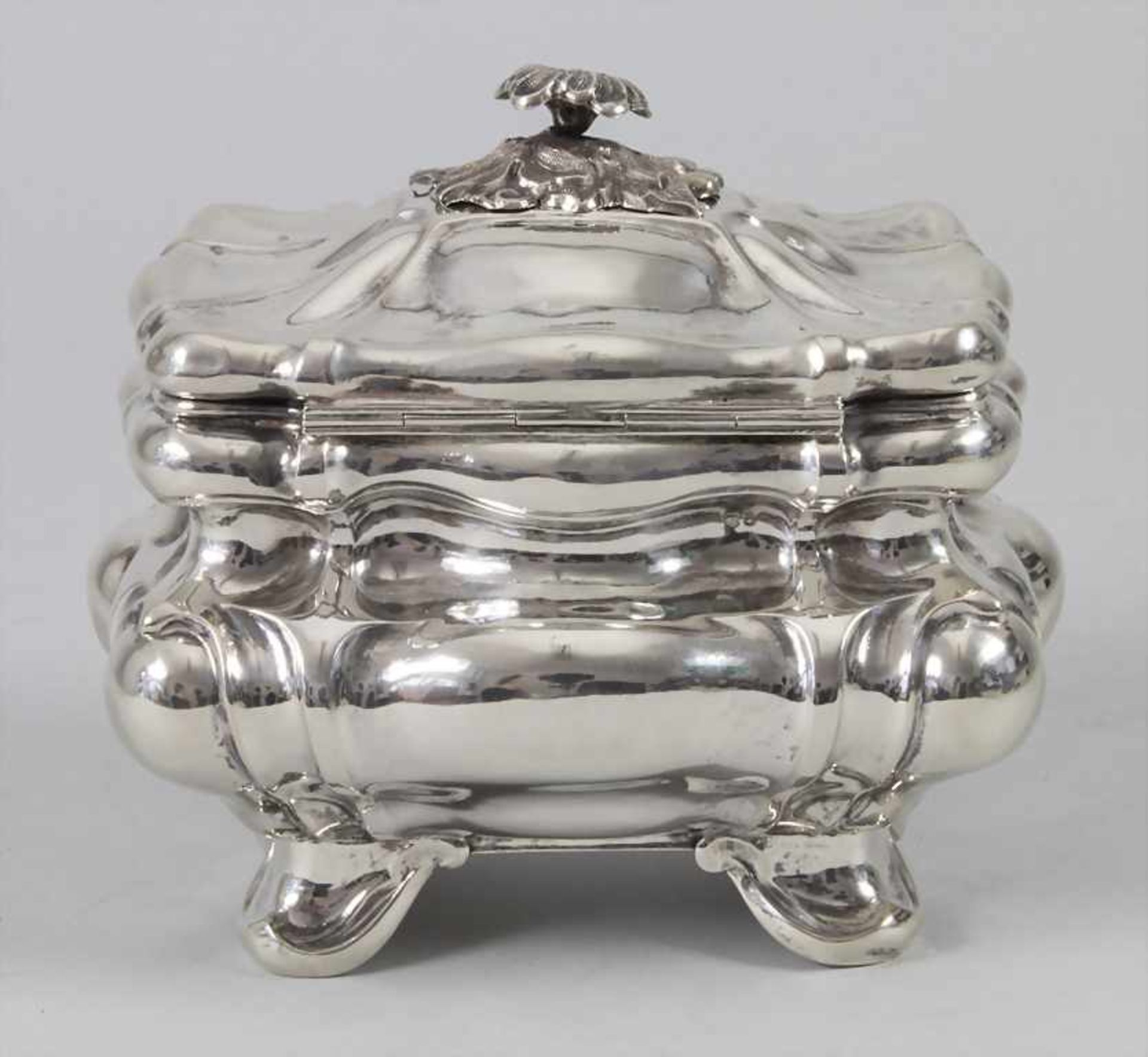 Biedermeier Zuckerdose / A silver sugar bowl, deutsch, um 1840 - Bild 3 aus 7